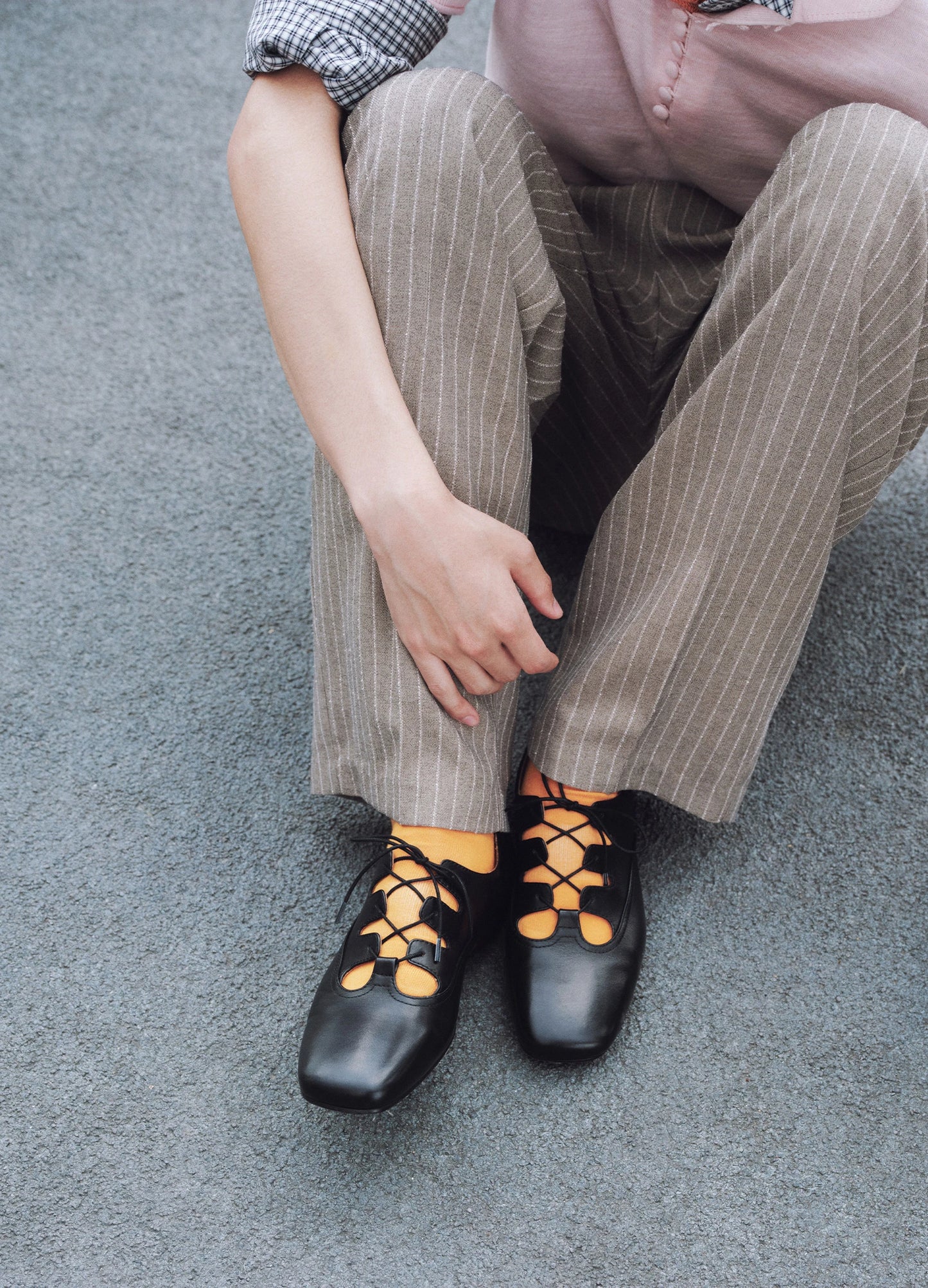 Pinstripe Gurkha Trousers