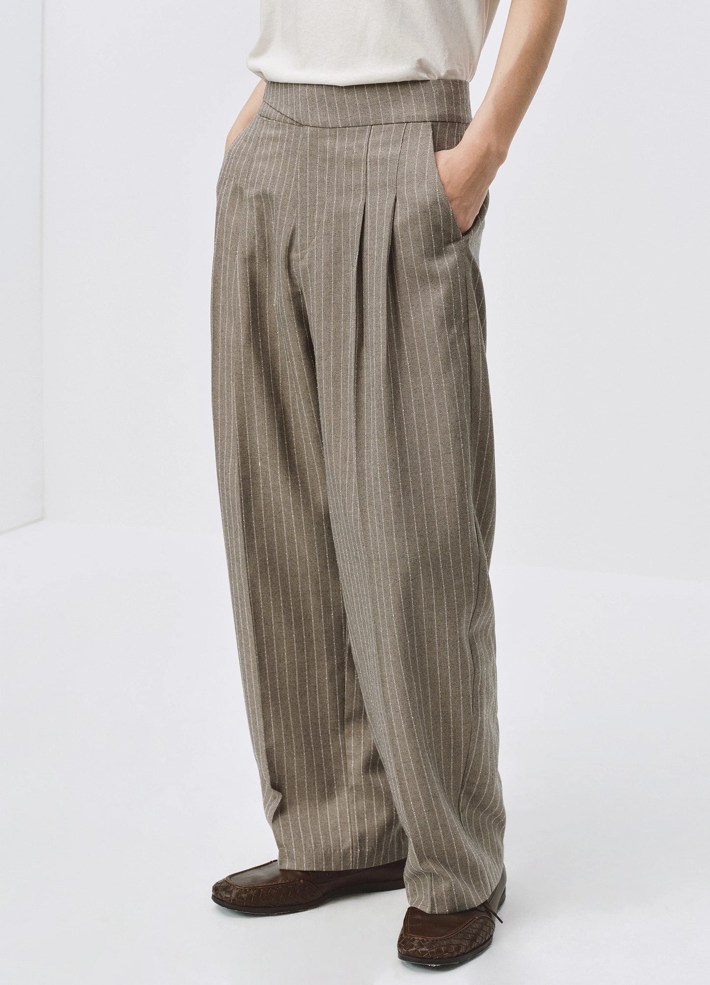 Pinstripe Gurkha Trousers