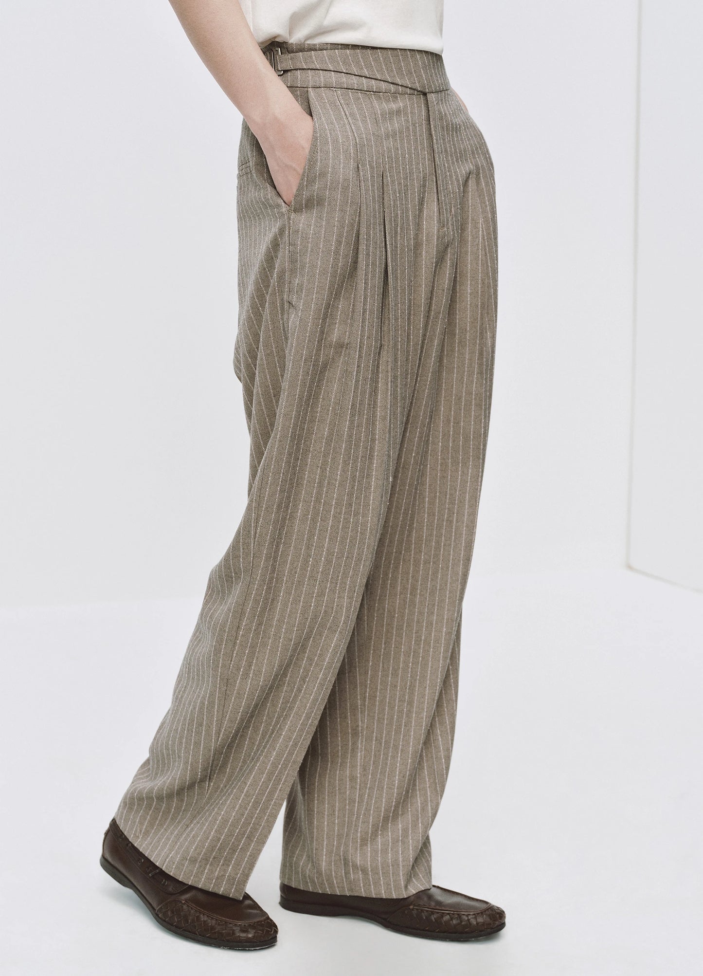 Pinstripe Gurkha Trousers