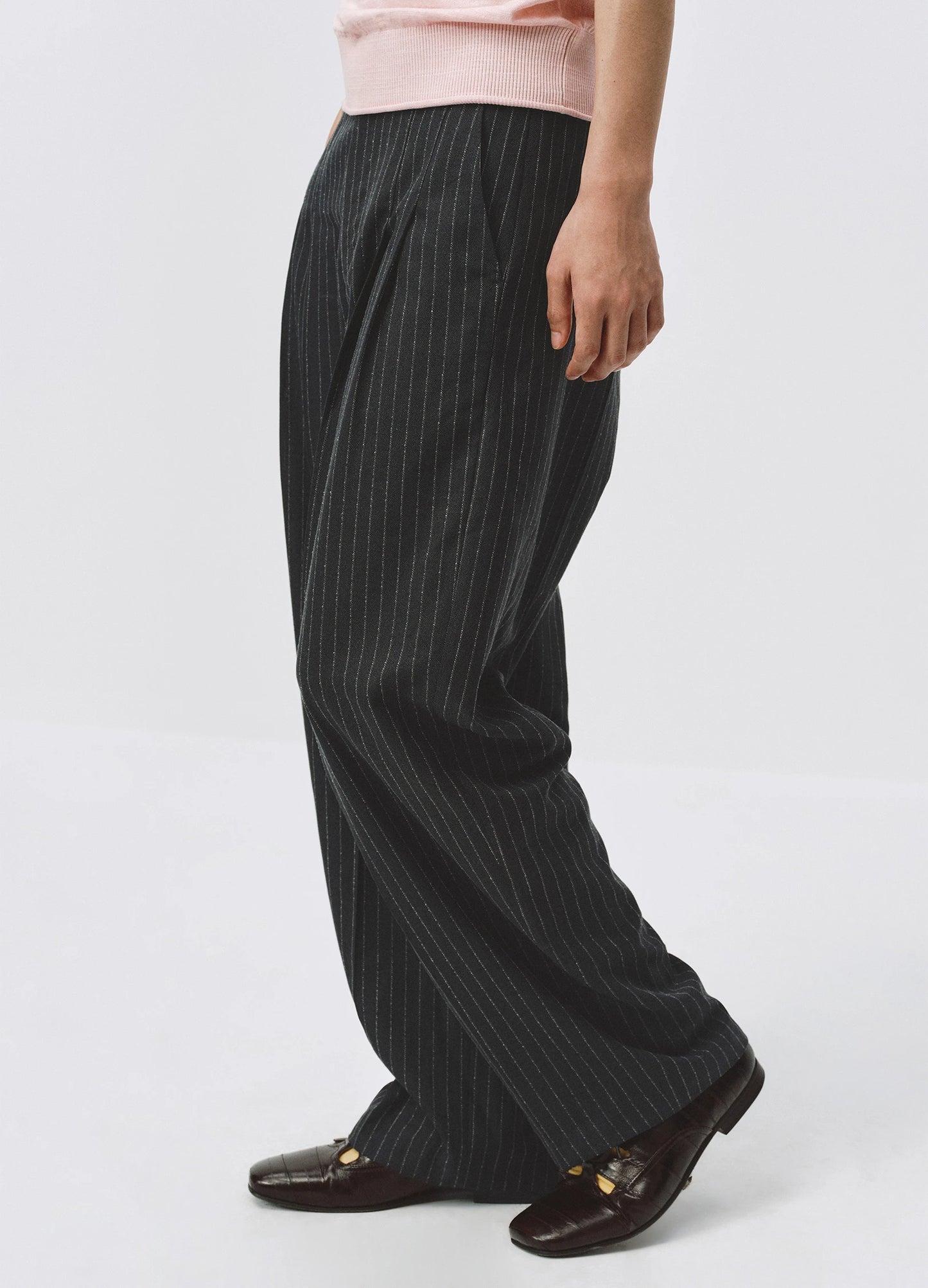 Pinstripe Gurkha Trousers