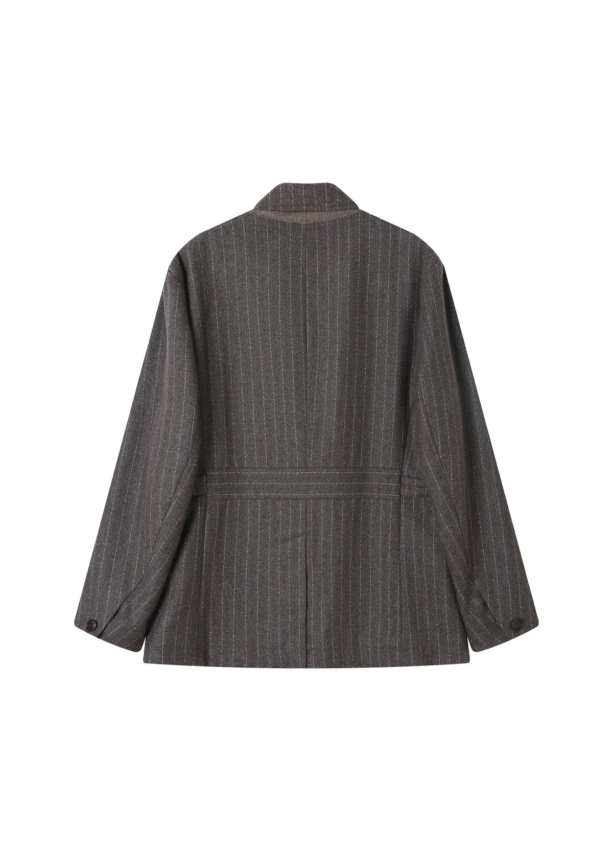 Pinstripe Wool Blazer