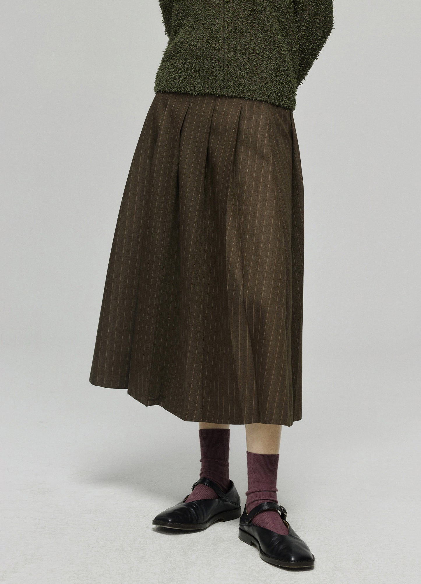 Pinstripe Skirt
