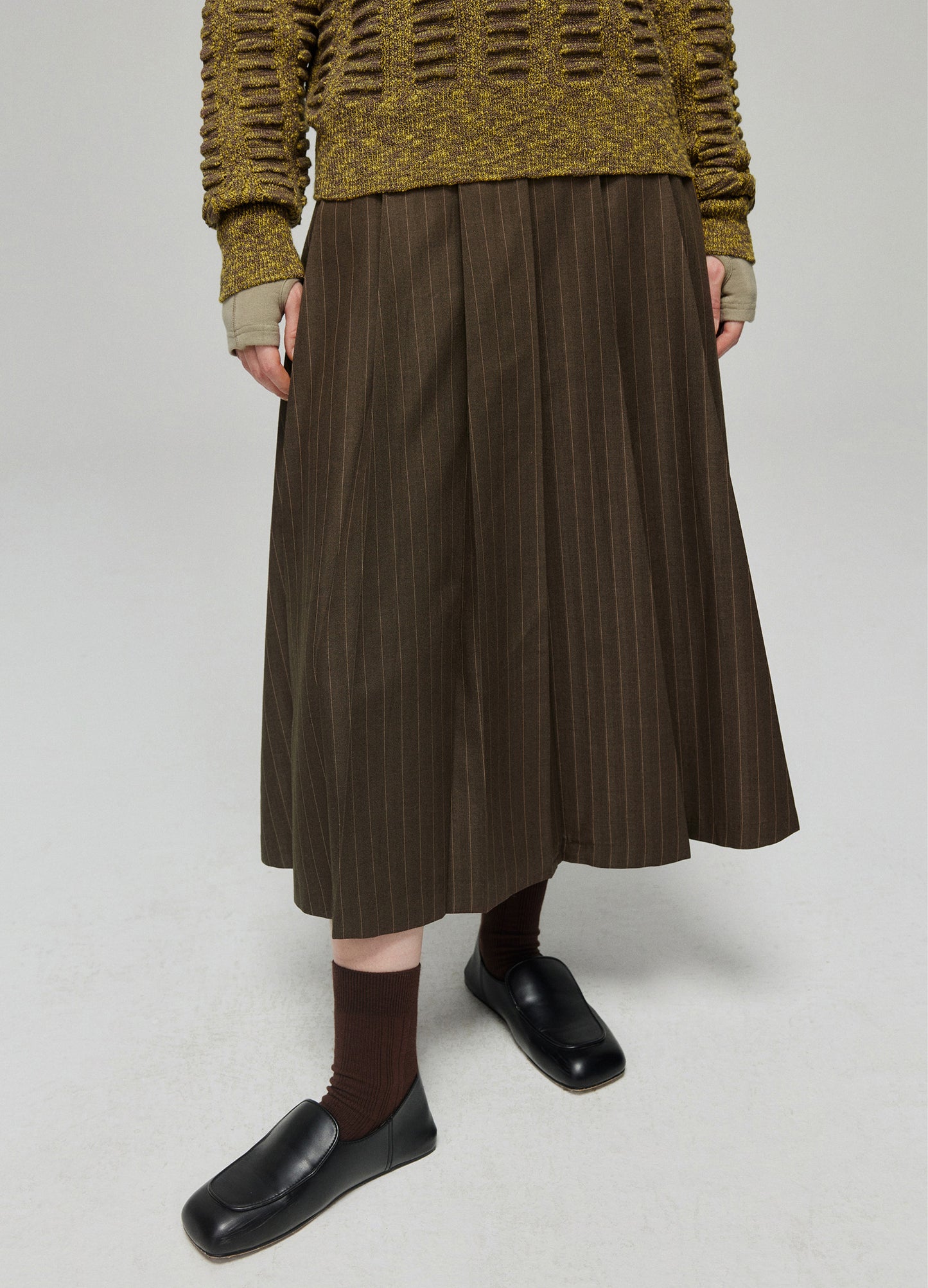 Pinstripe Skirt