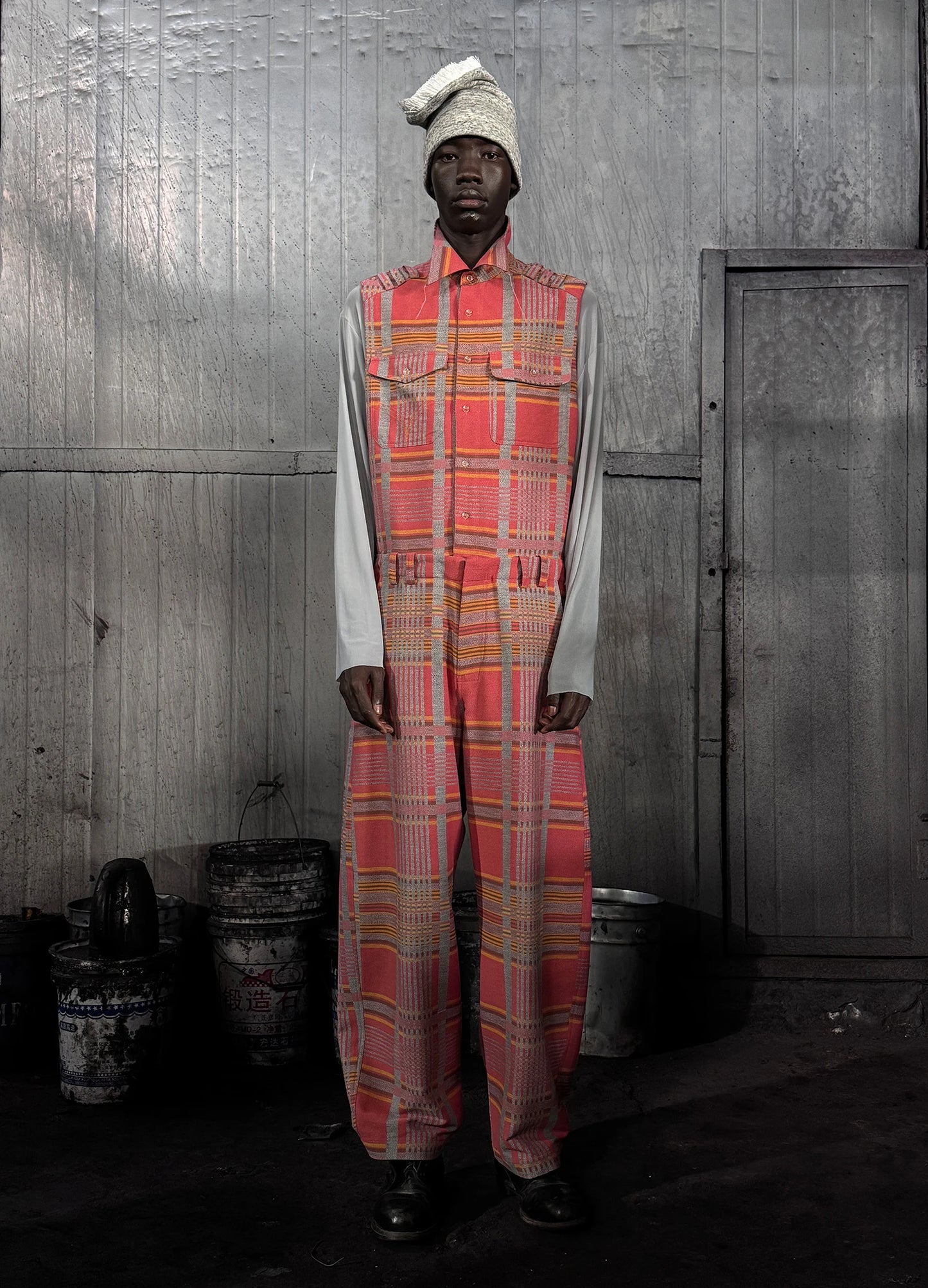 Plaid Jumpsuit