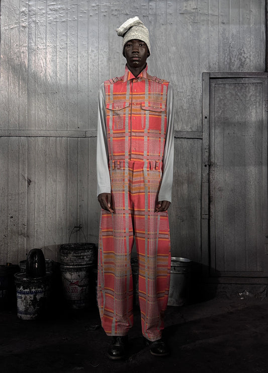 Plaid Jumpsuit