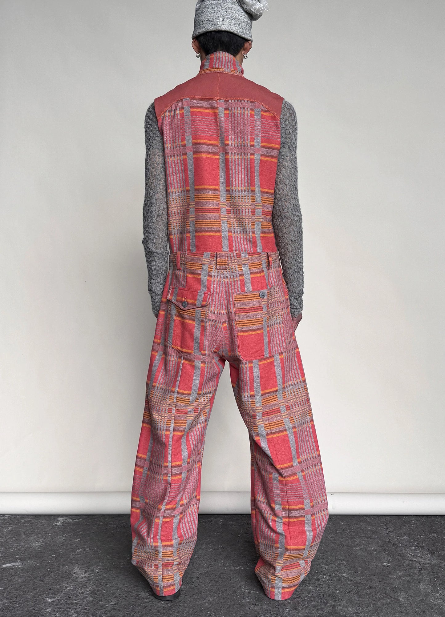 Plaid Jumpsuit