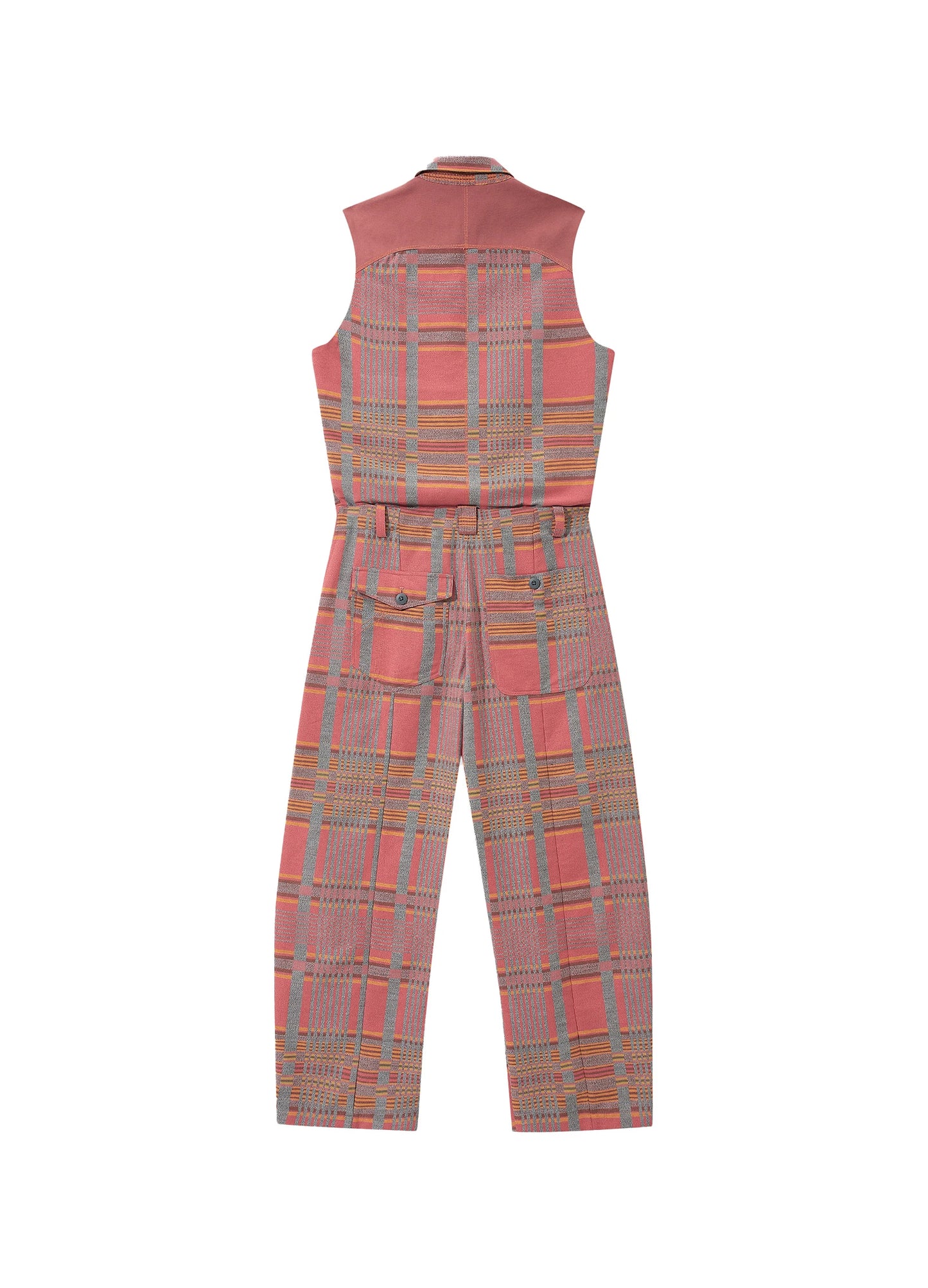 Plaid Jumpsuit