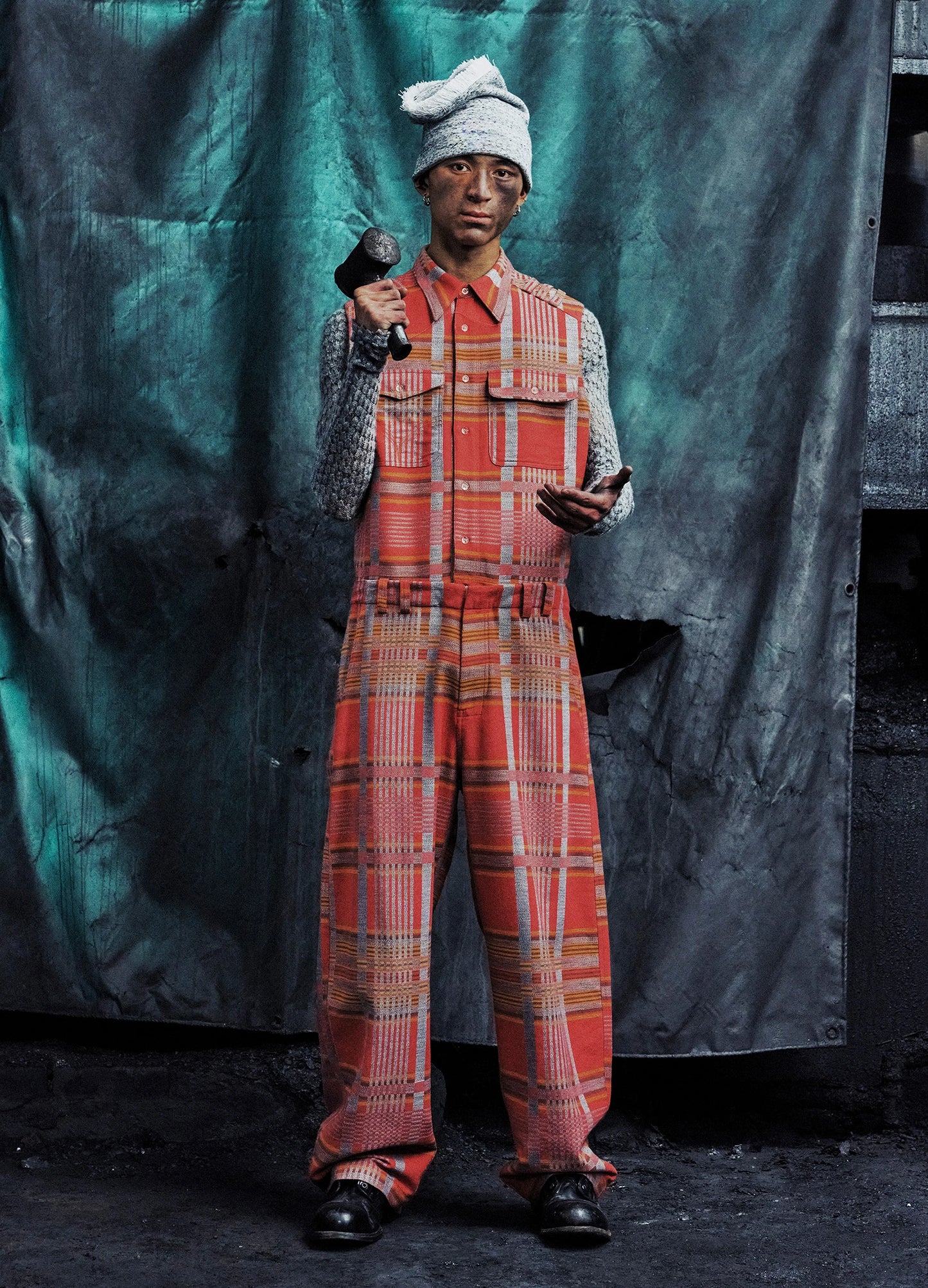 Plaid Jumpsuit