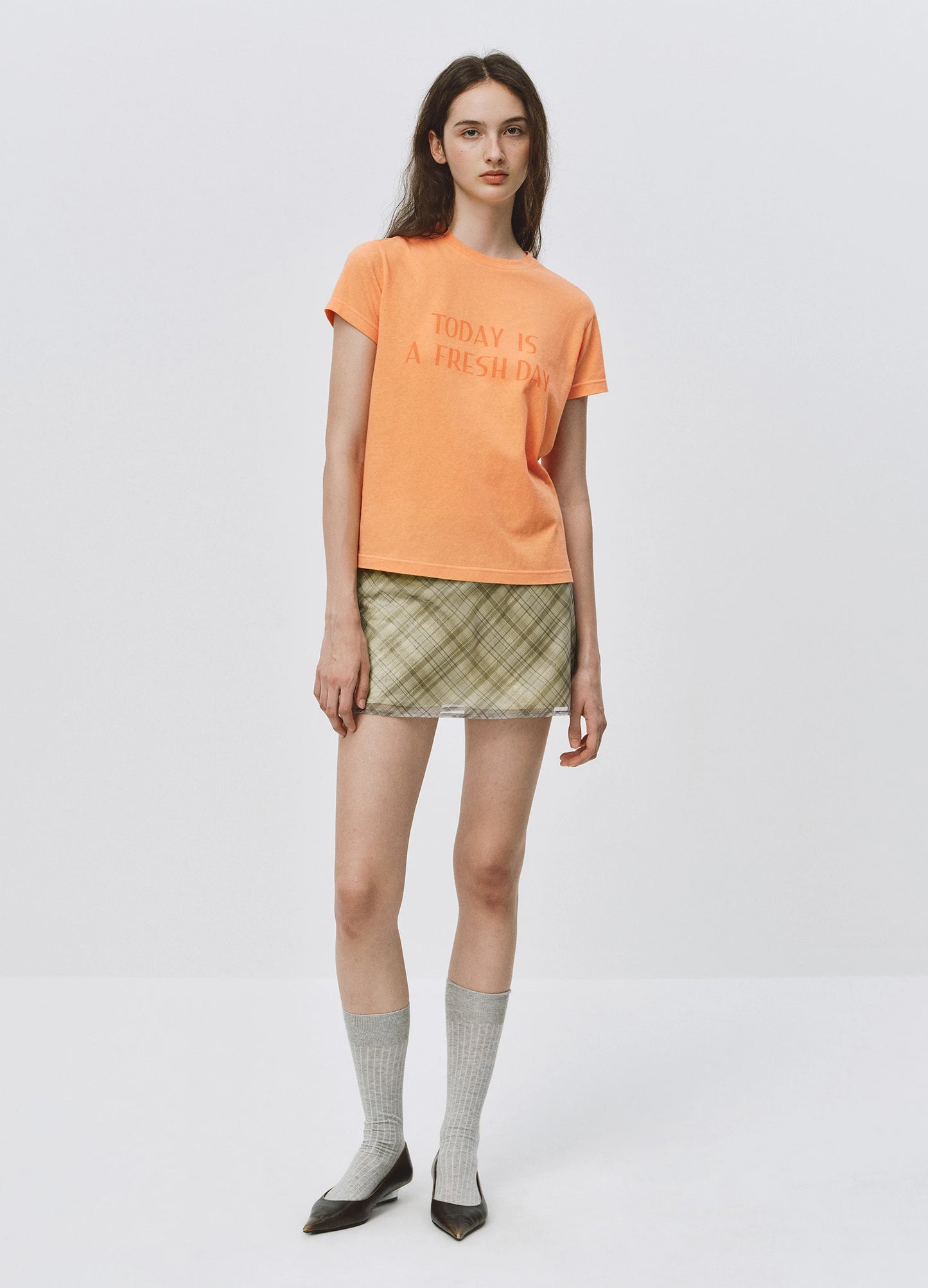 Plaid Mini Skirt