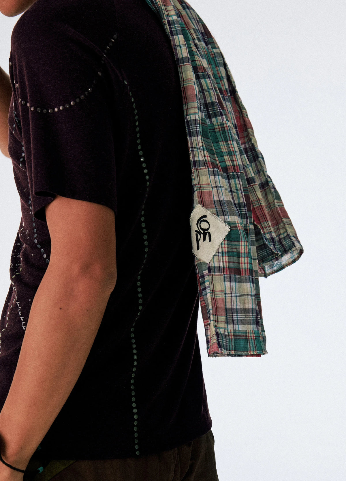 Plaid Scarf Cap
