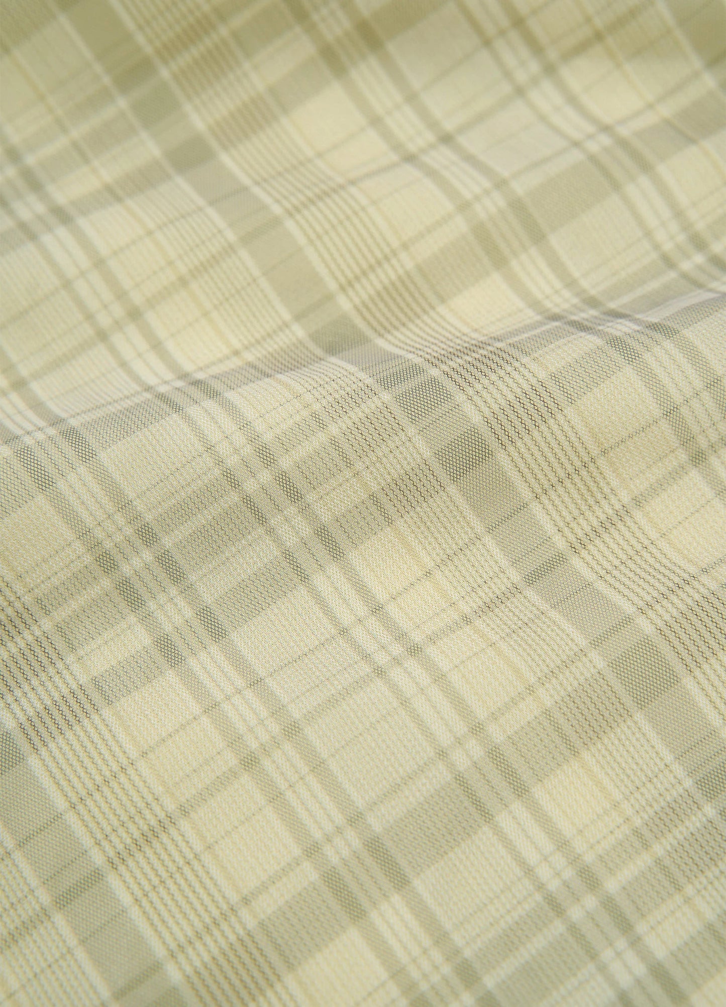 Plaid Silk Top