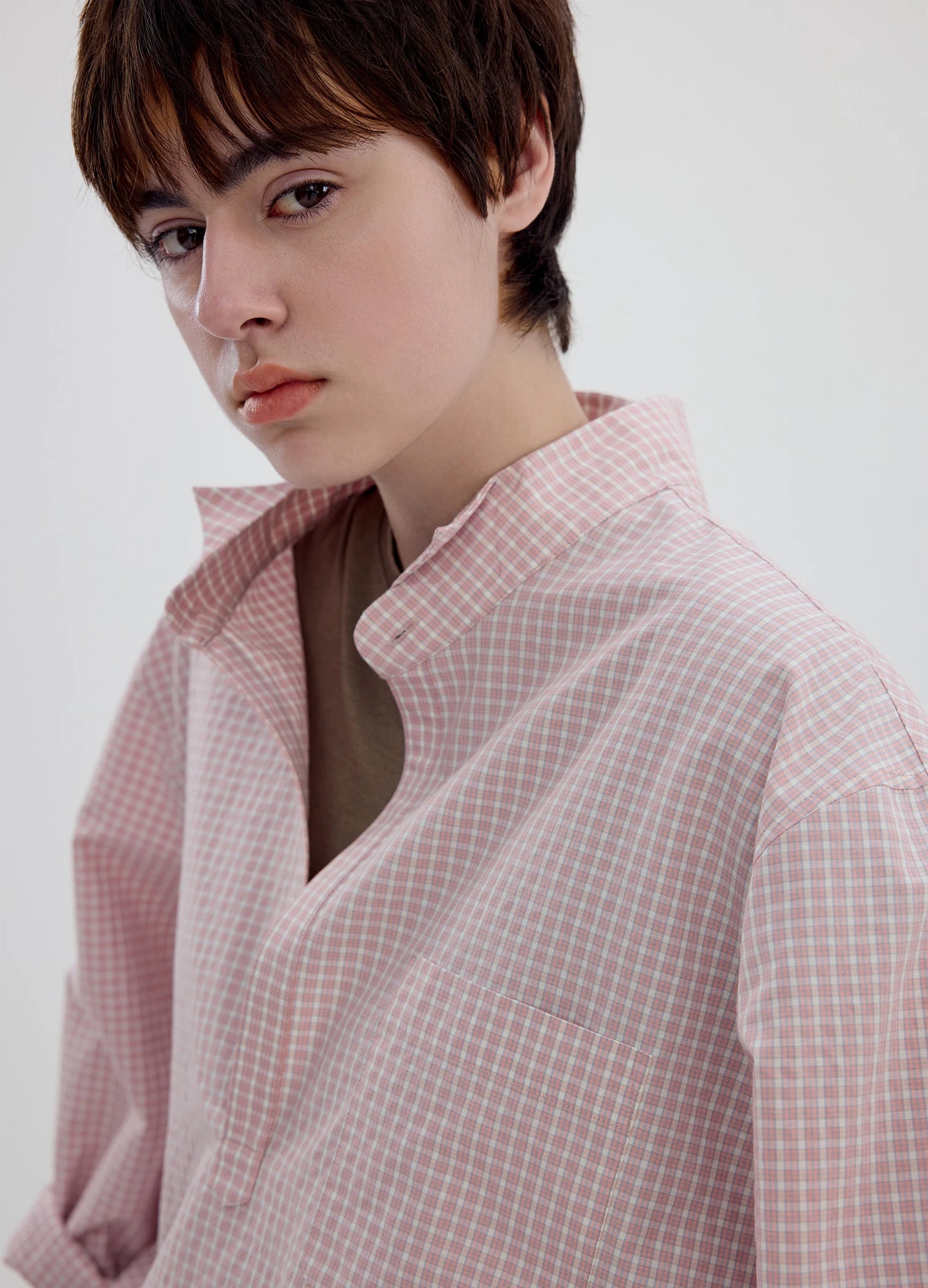 Plaid Structured Shirt