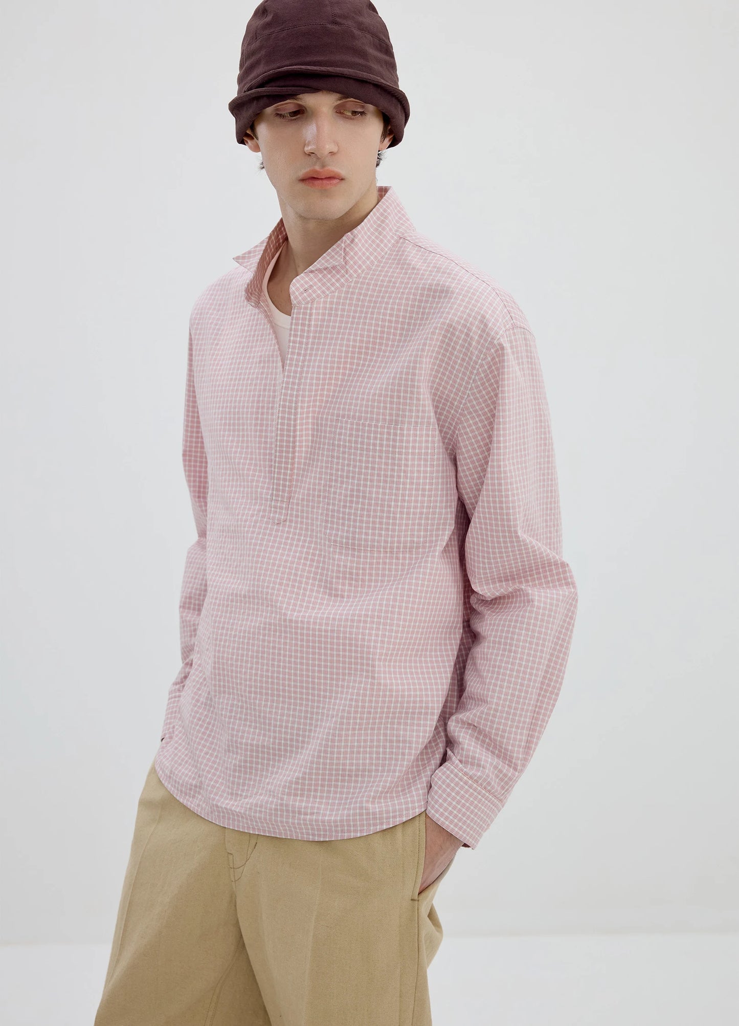 Plaid Structured Shirt
