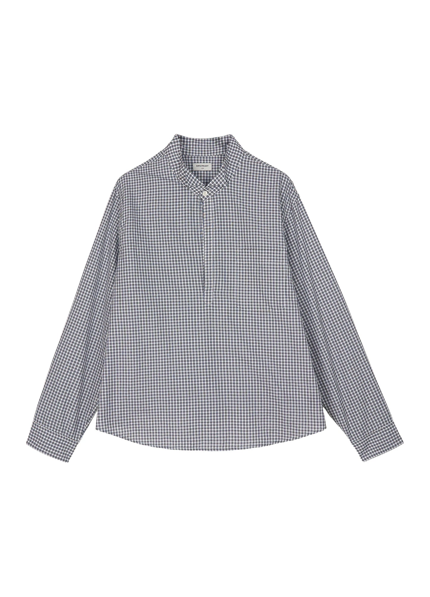 Plaid Structured Shirt