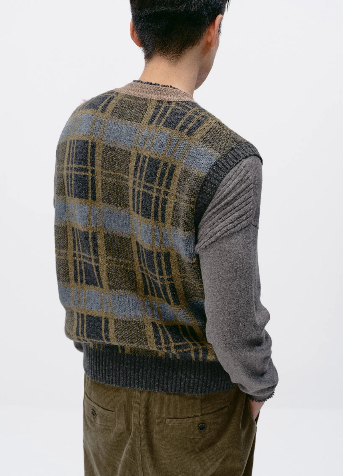 Plaid Sweater Vest