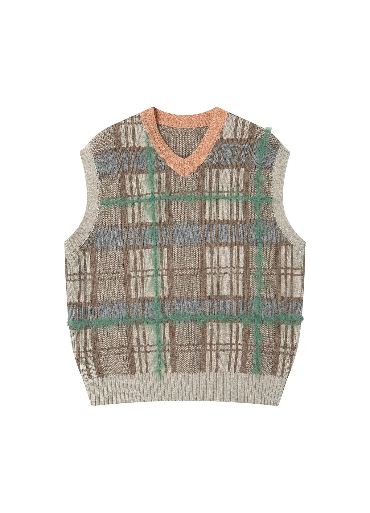 Plaid Sweater Vest