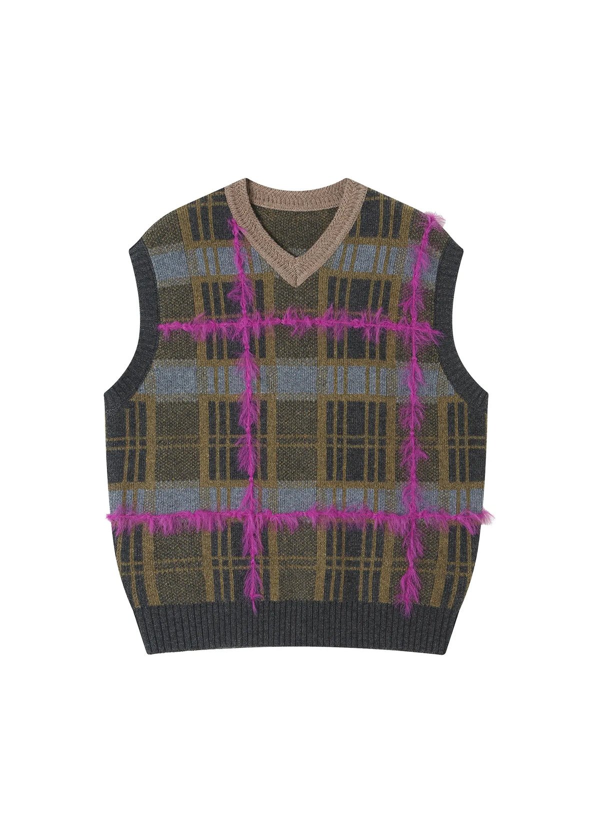 Plaid Sweater Vest