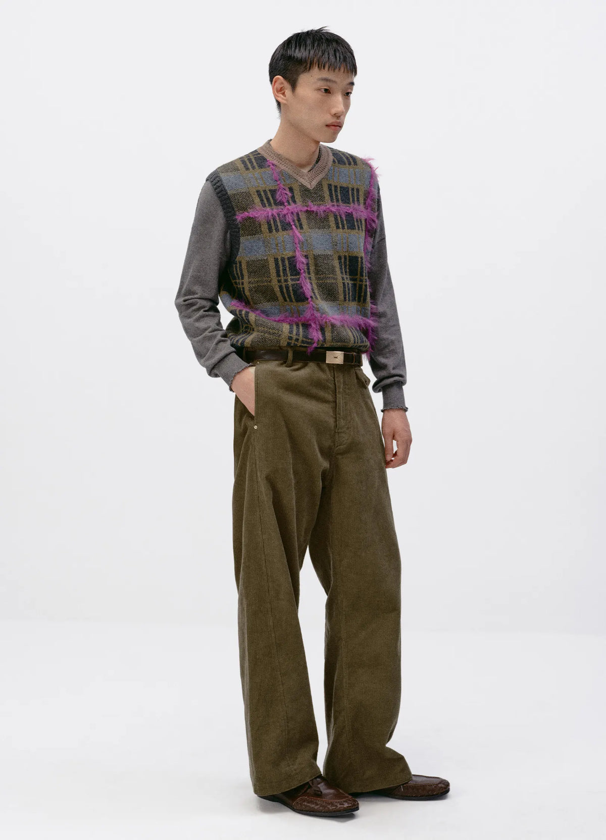Plaid Sweater Vest