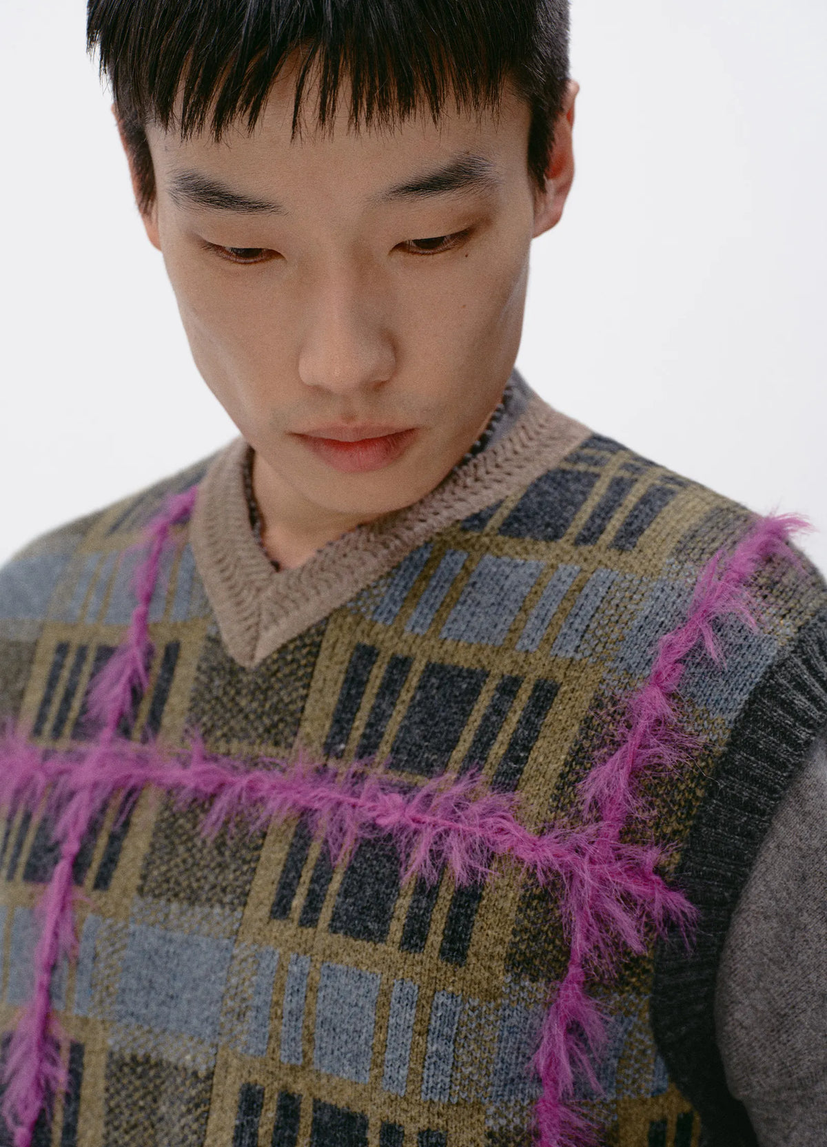 Plaid Sweater Vest