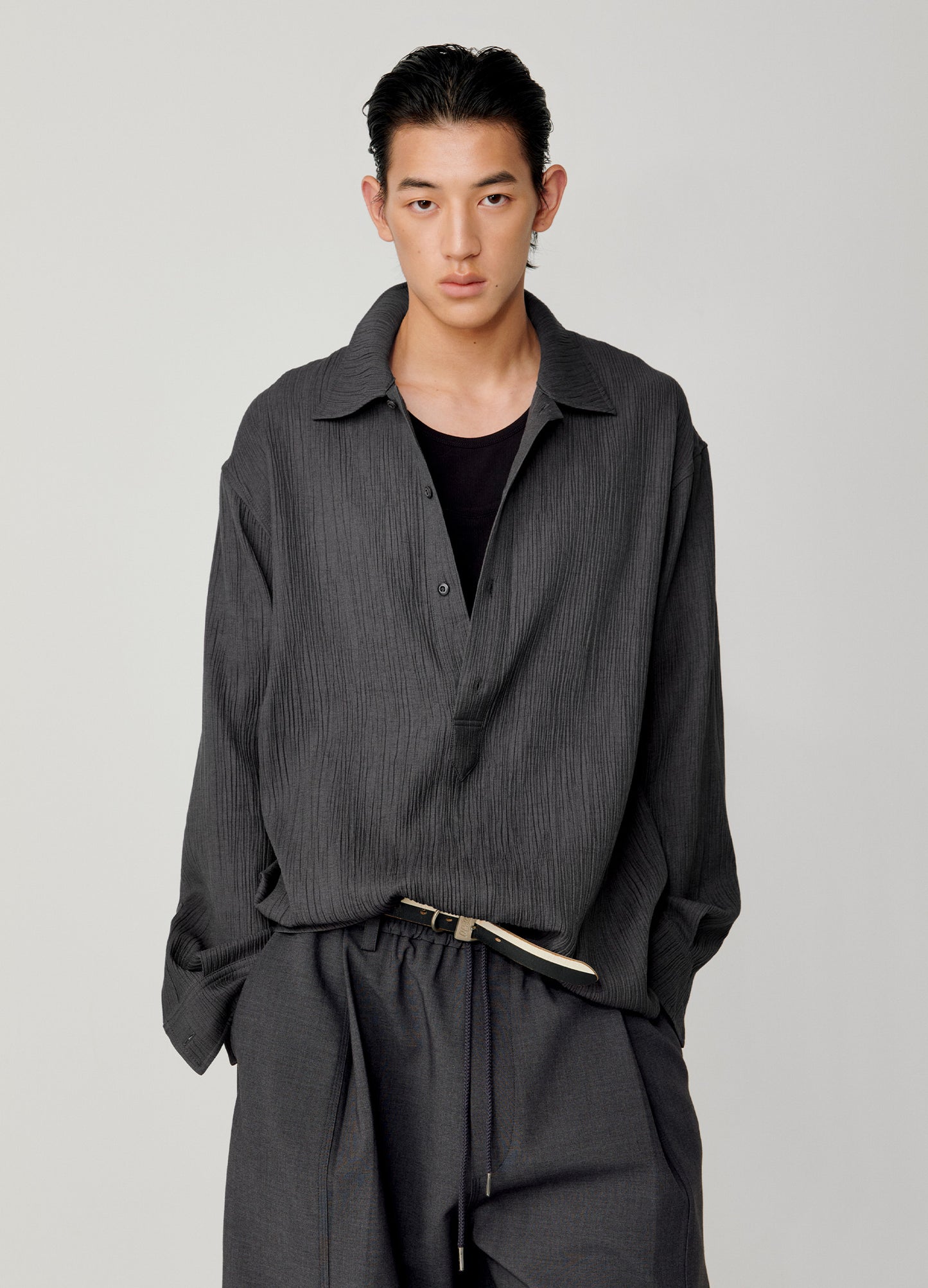 Pleated Casual Shirt