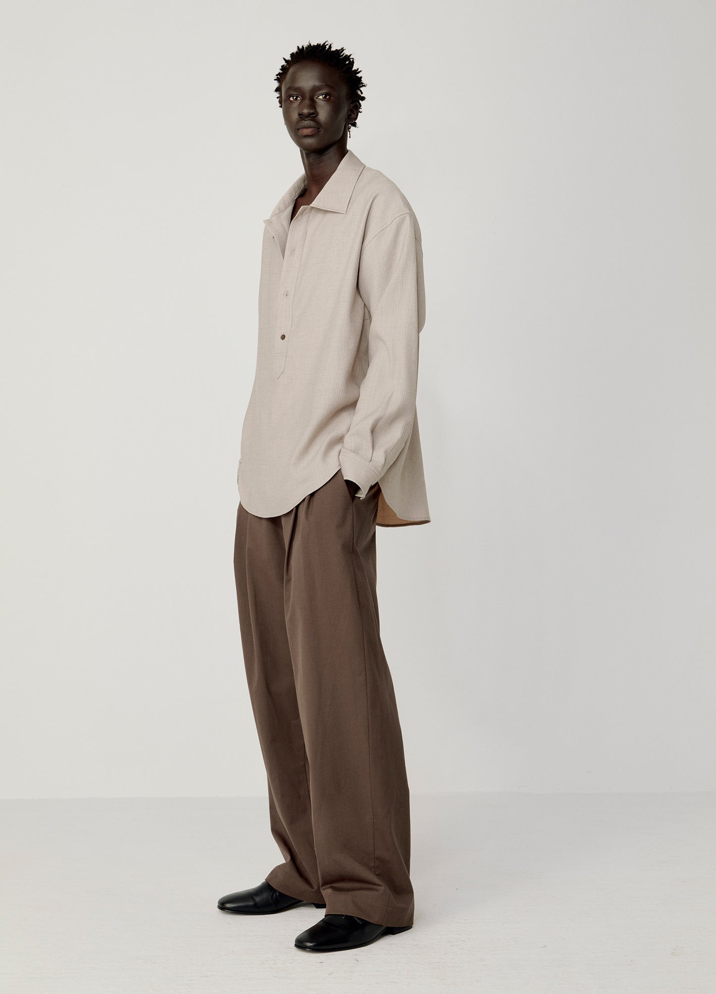 Pleated Casual Shirt