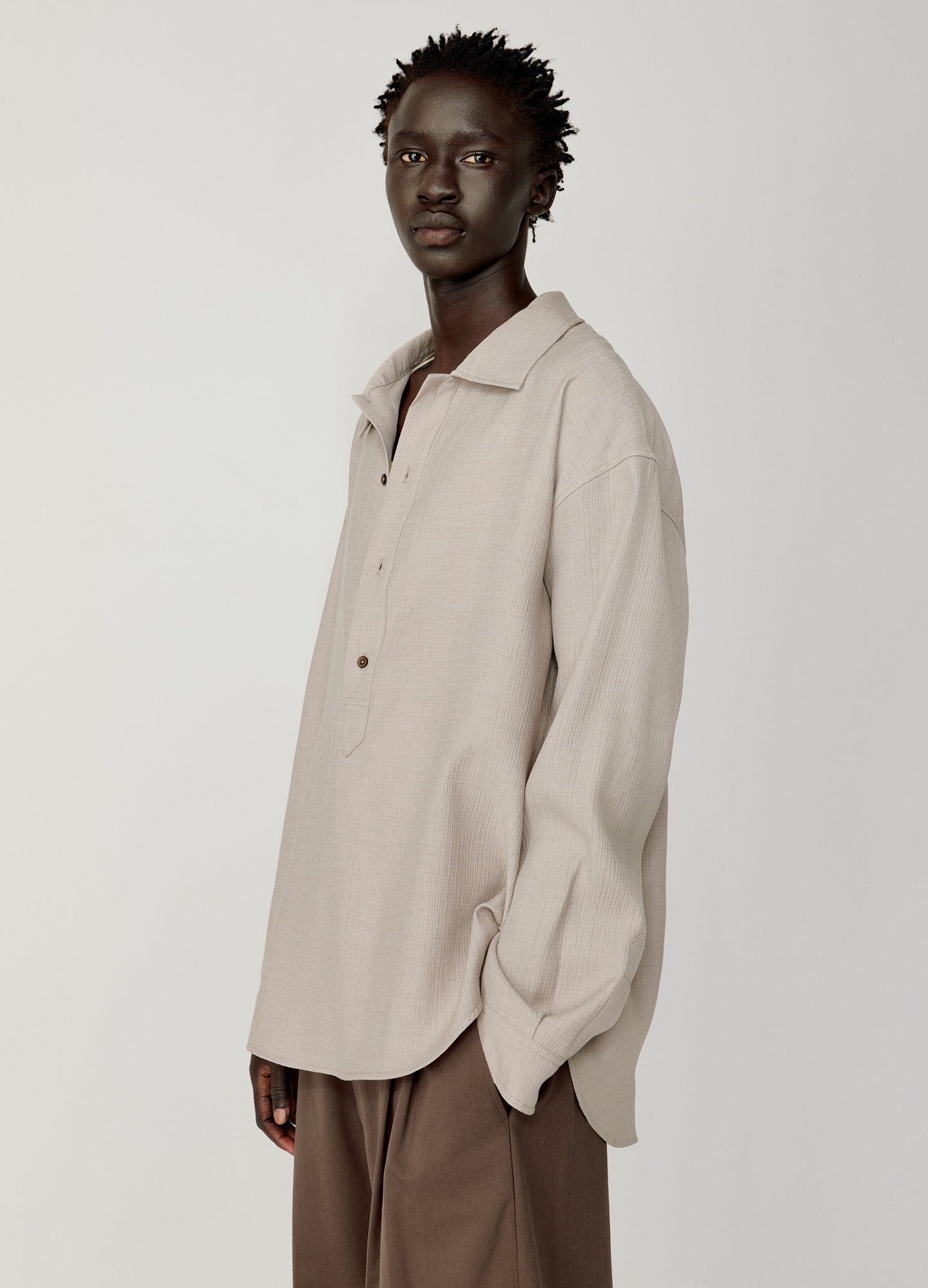 Pleated Casual Shirt