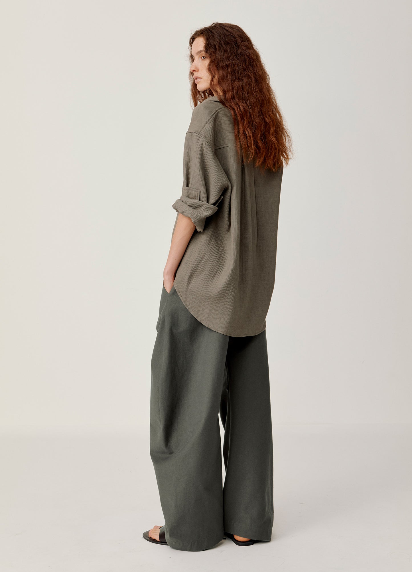 Pleated Casual Shirt