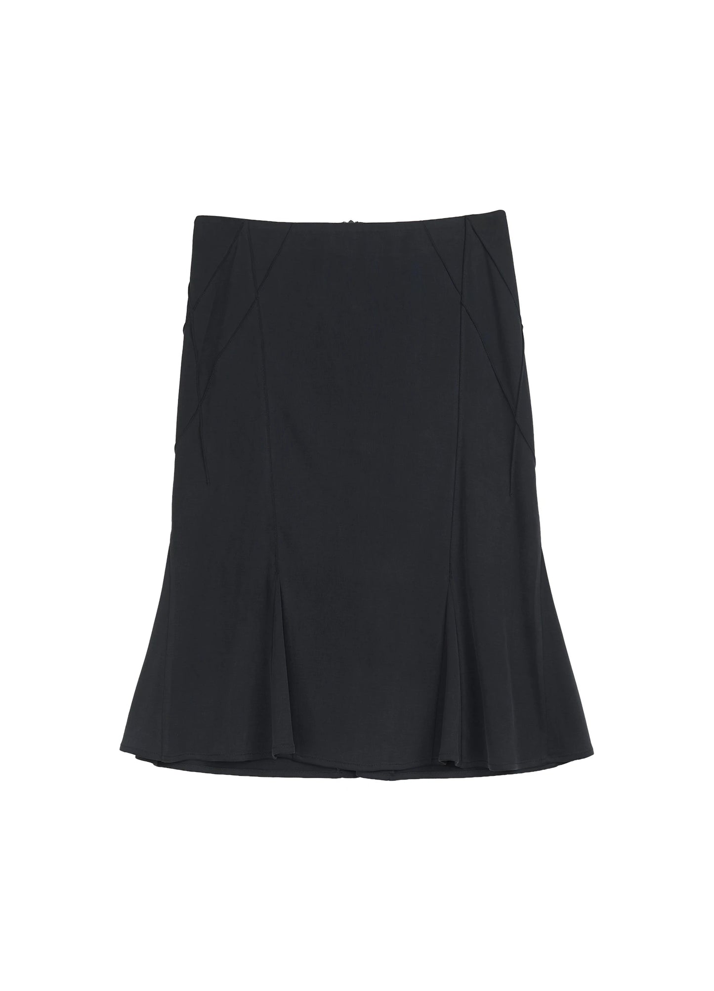 Pleated Fishtail Skirt