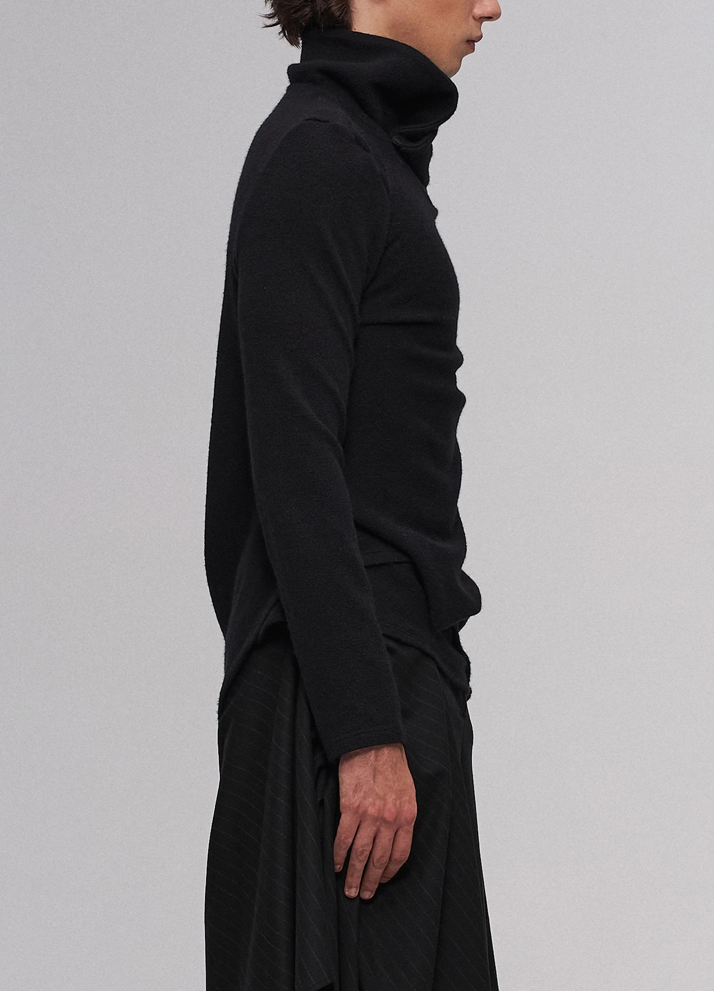 Pleated Fitted Shirt
