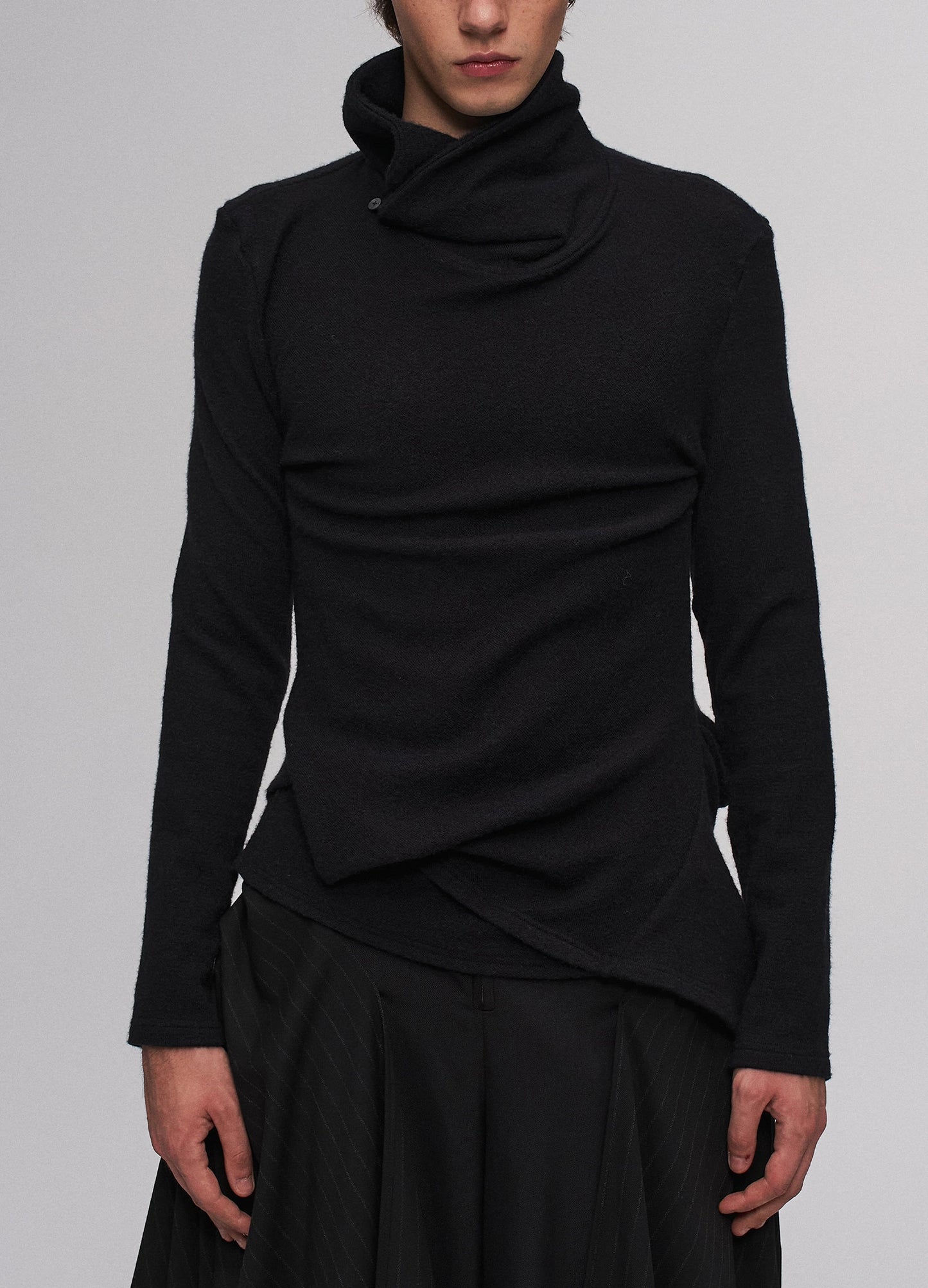 Pleated Fitted Shirt