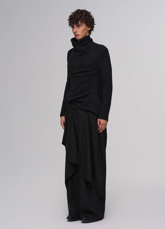 Pleated Fitted Shirt
