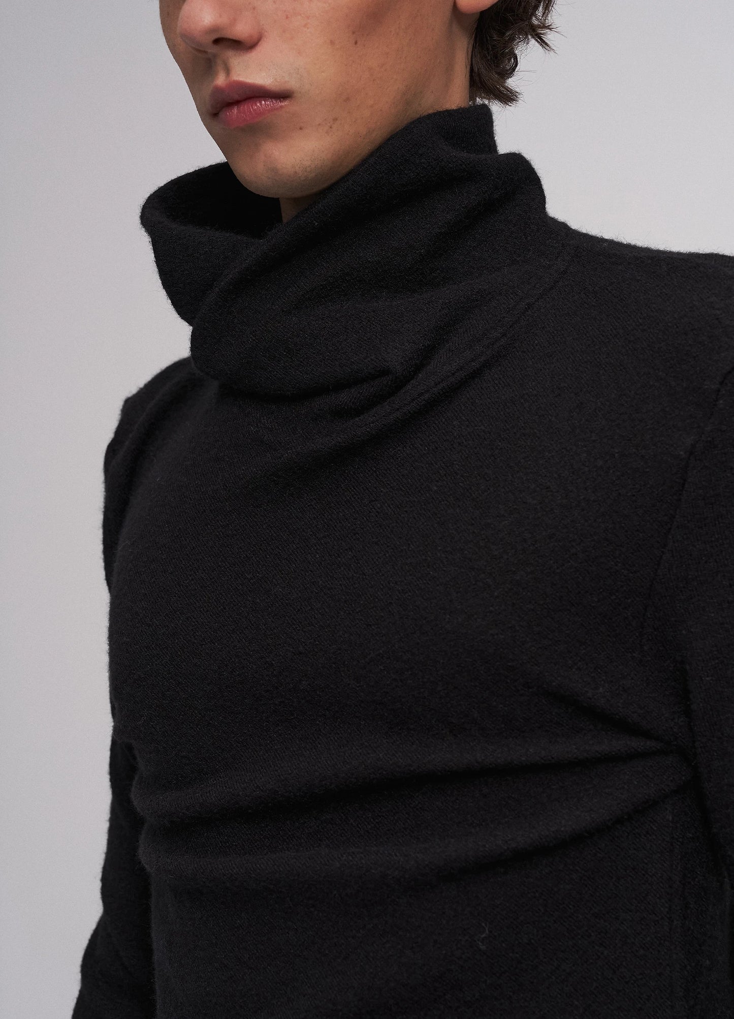 Pleated Fitted Shirt