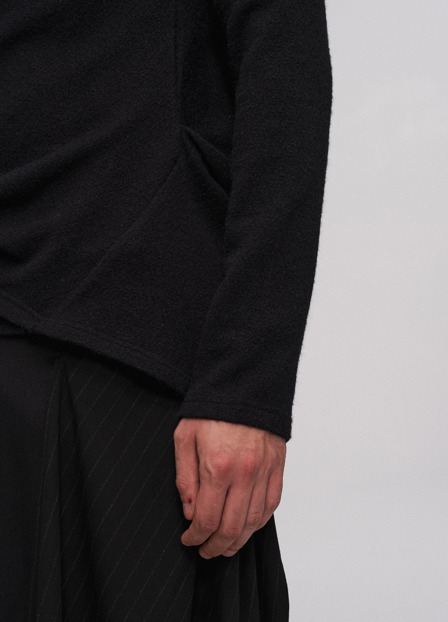 Pleated Fitted Shirt