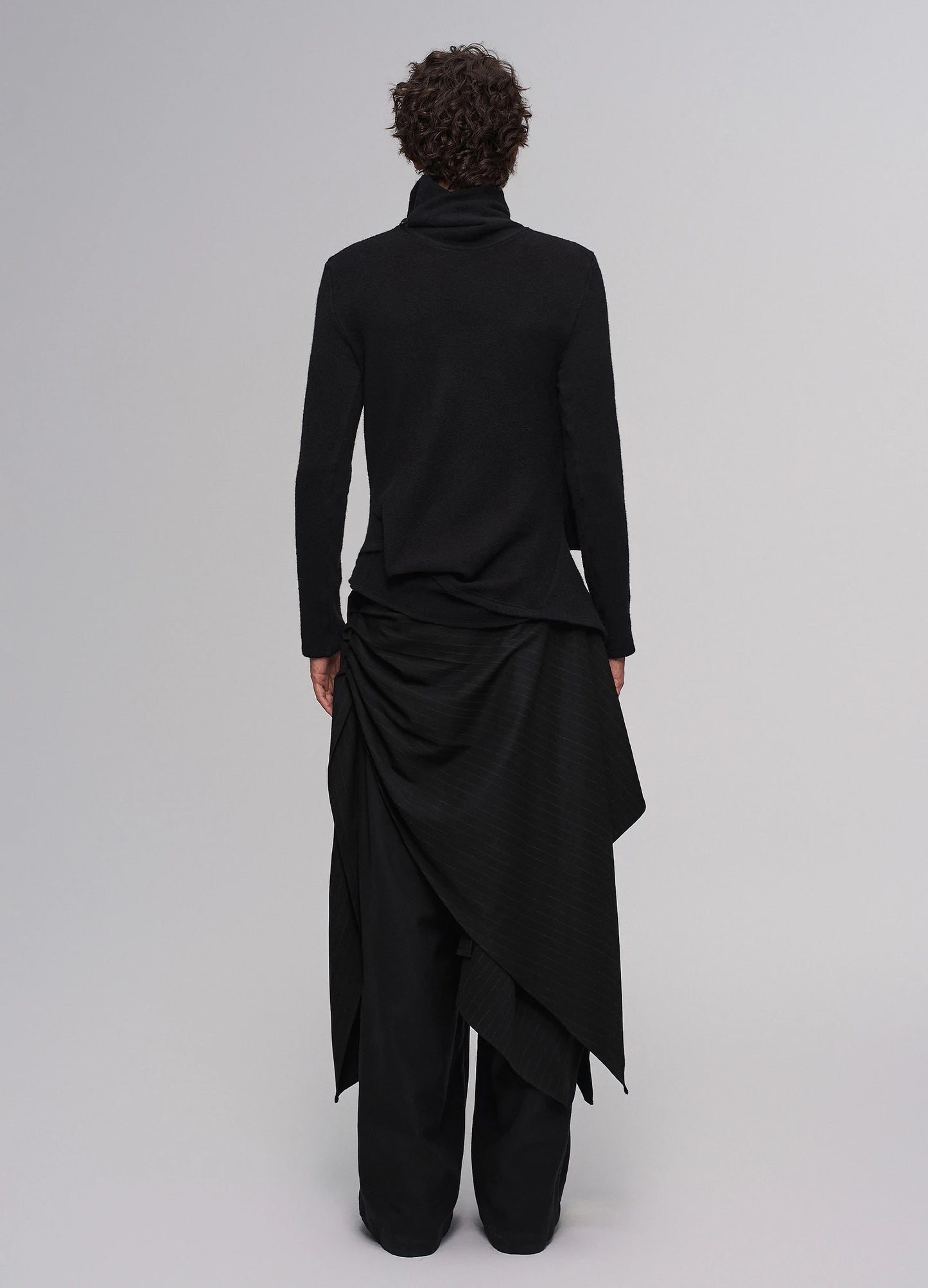 Pleated Fitted Shirt