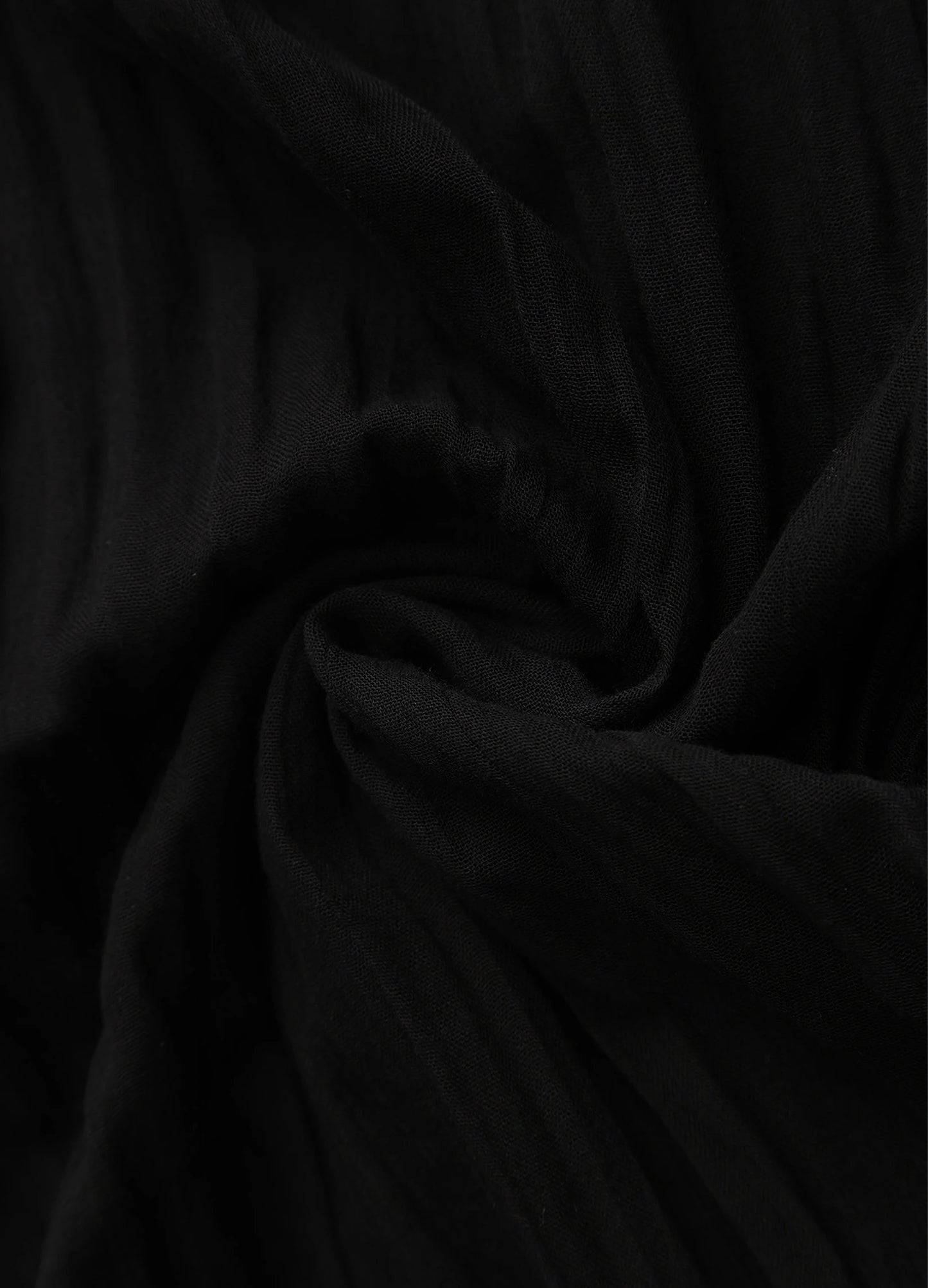 Pleated Fringe Scarf