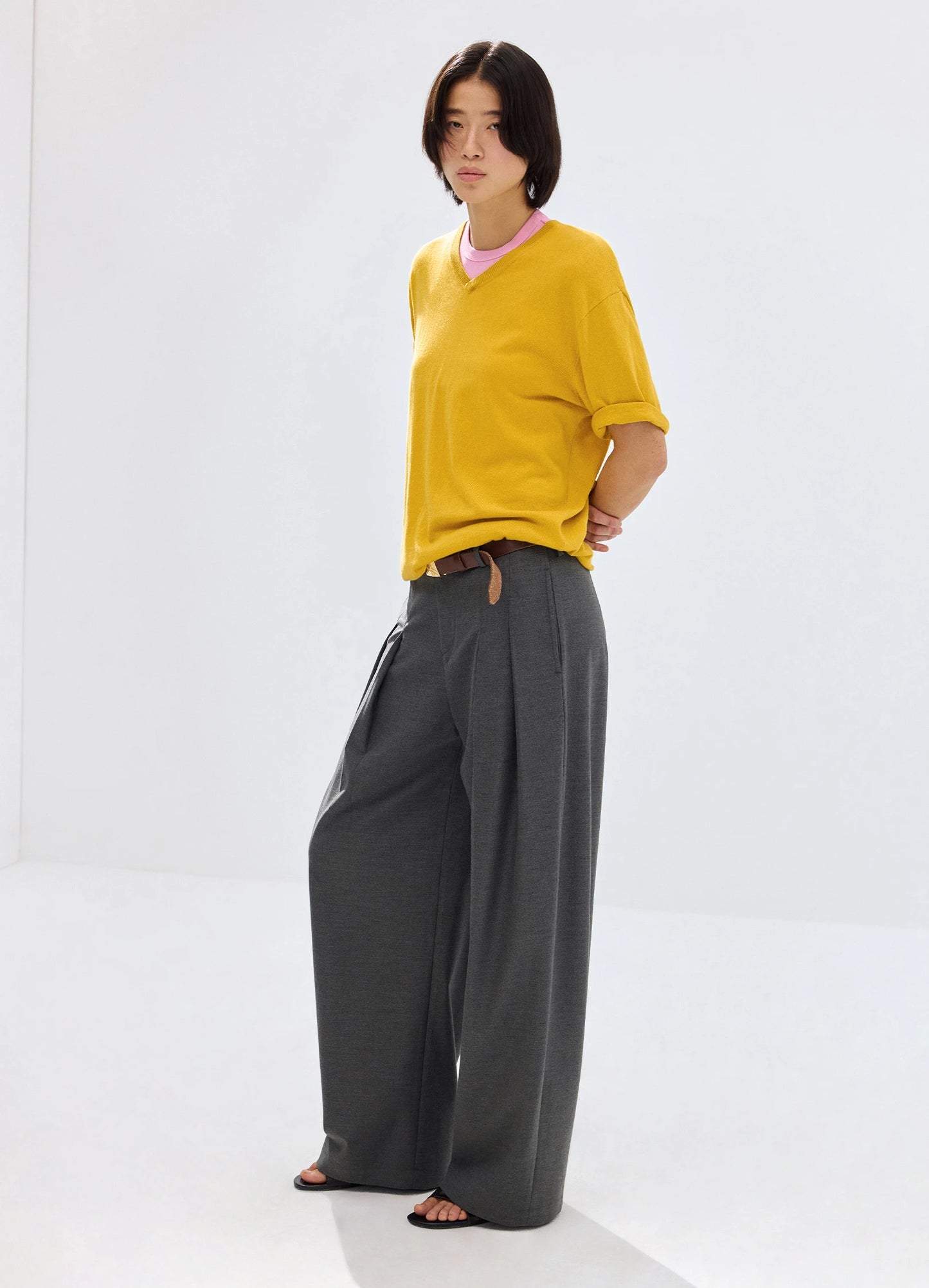 Pleated Loose Trousers