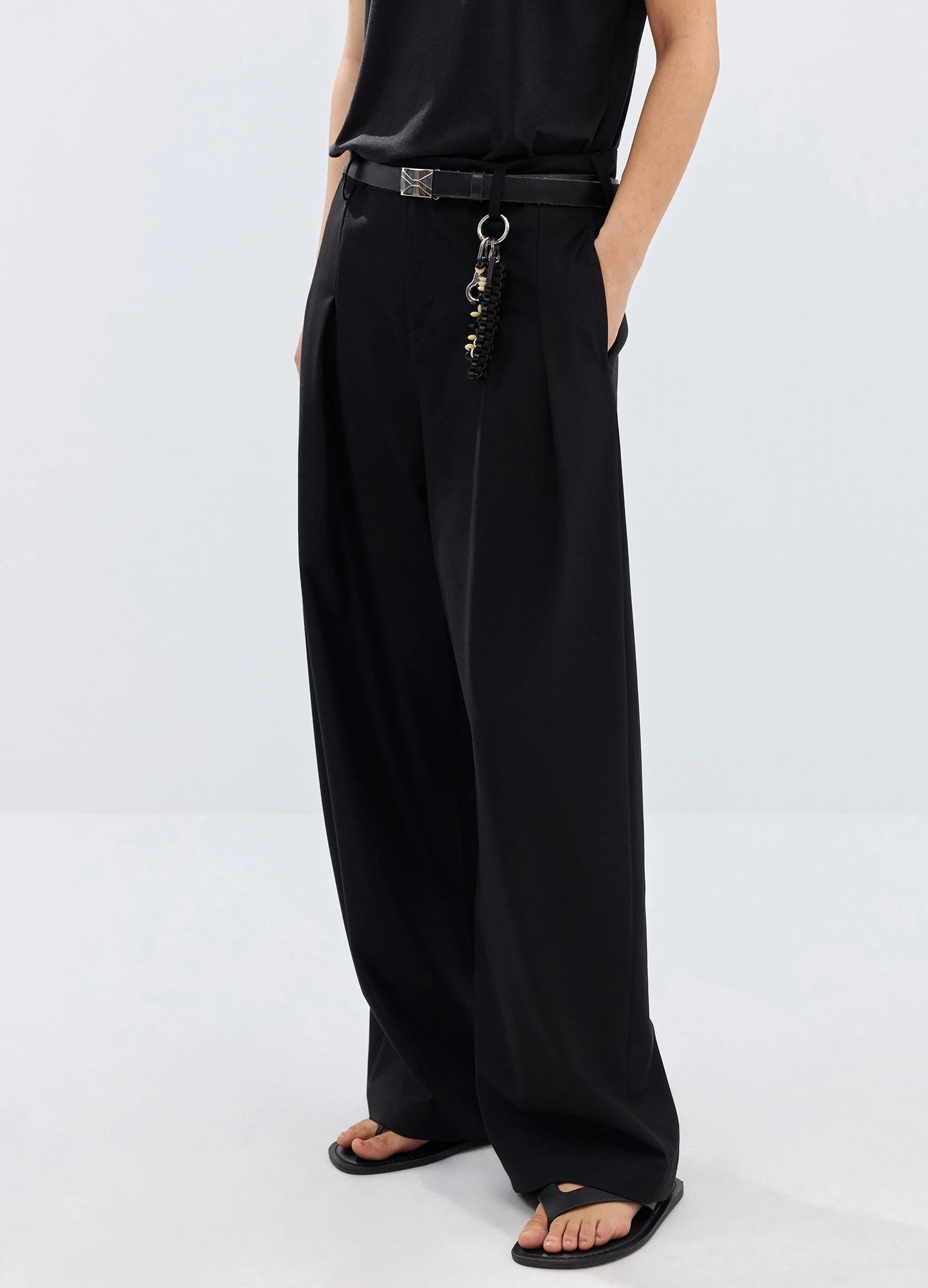 Pleated Loose Trousers