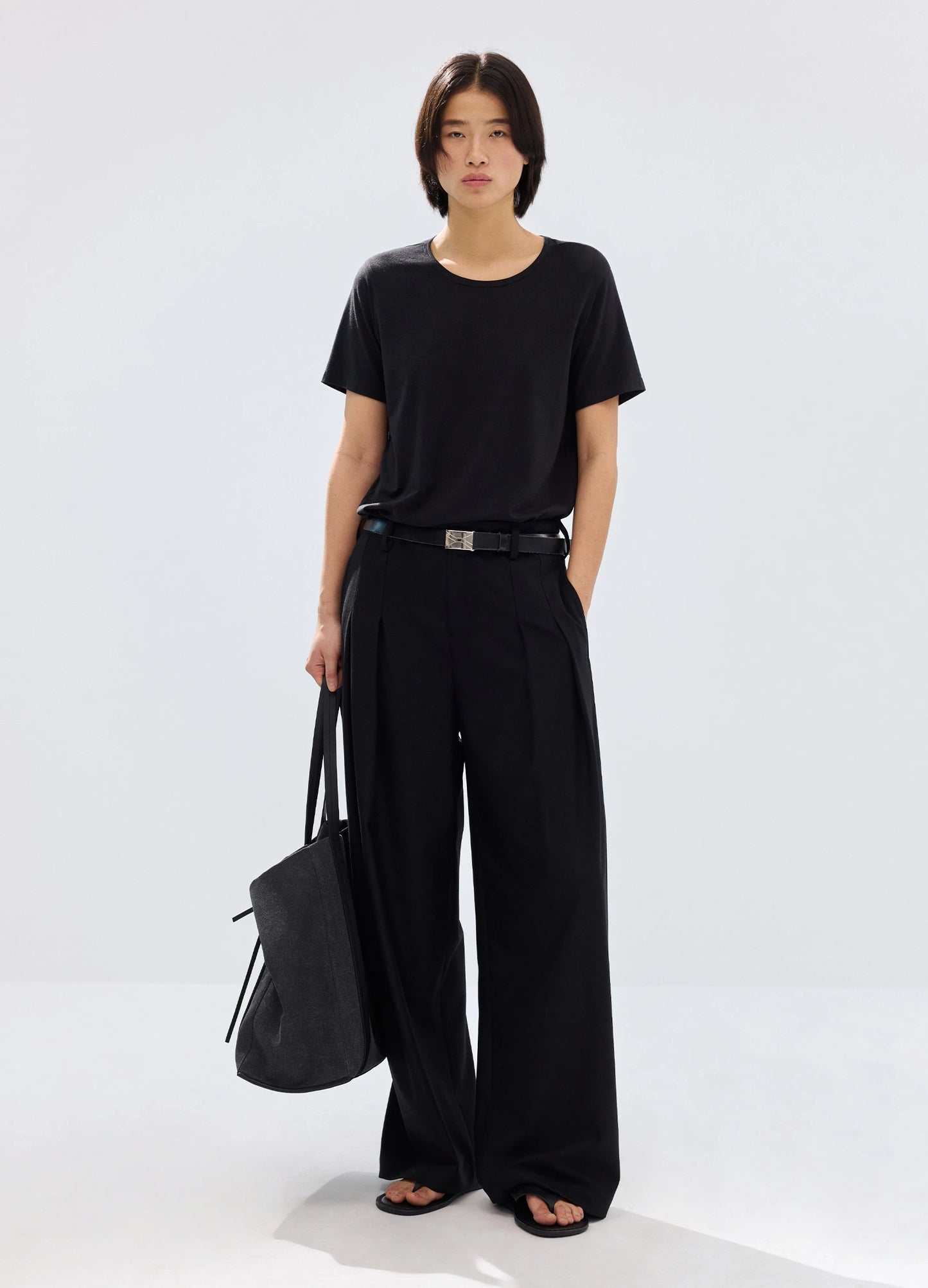 Pleated Loose Trousers