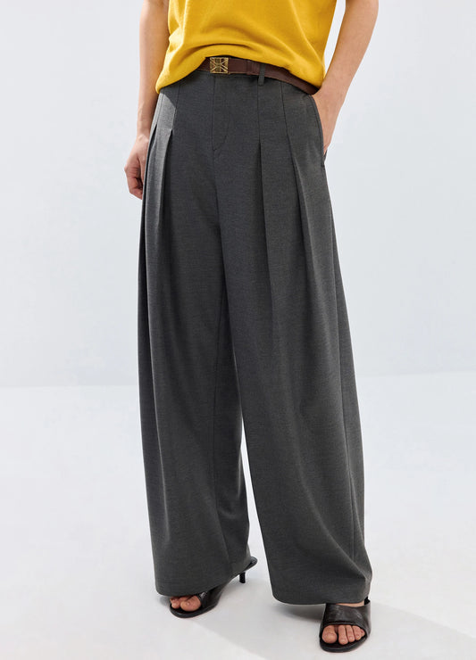Pleated Loose Trousers