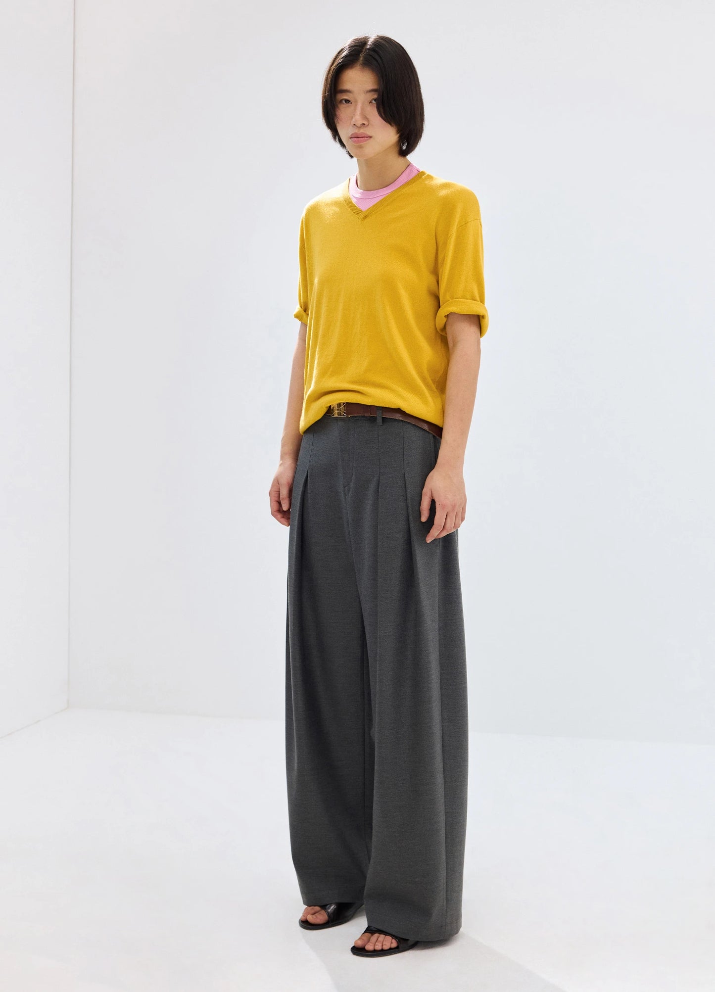 Pleated Loose Trousers