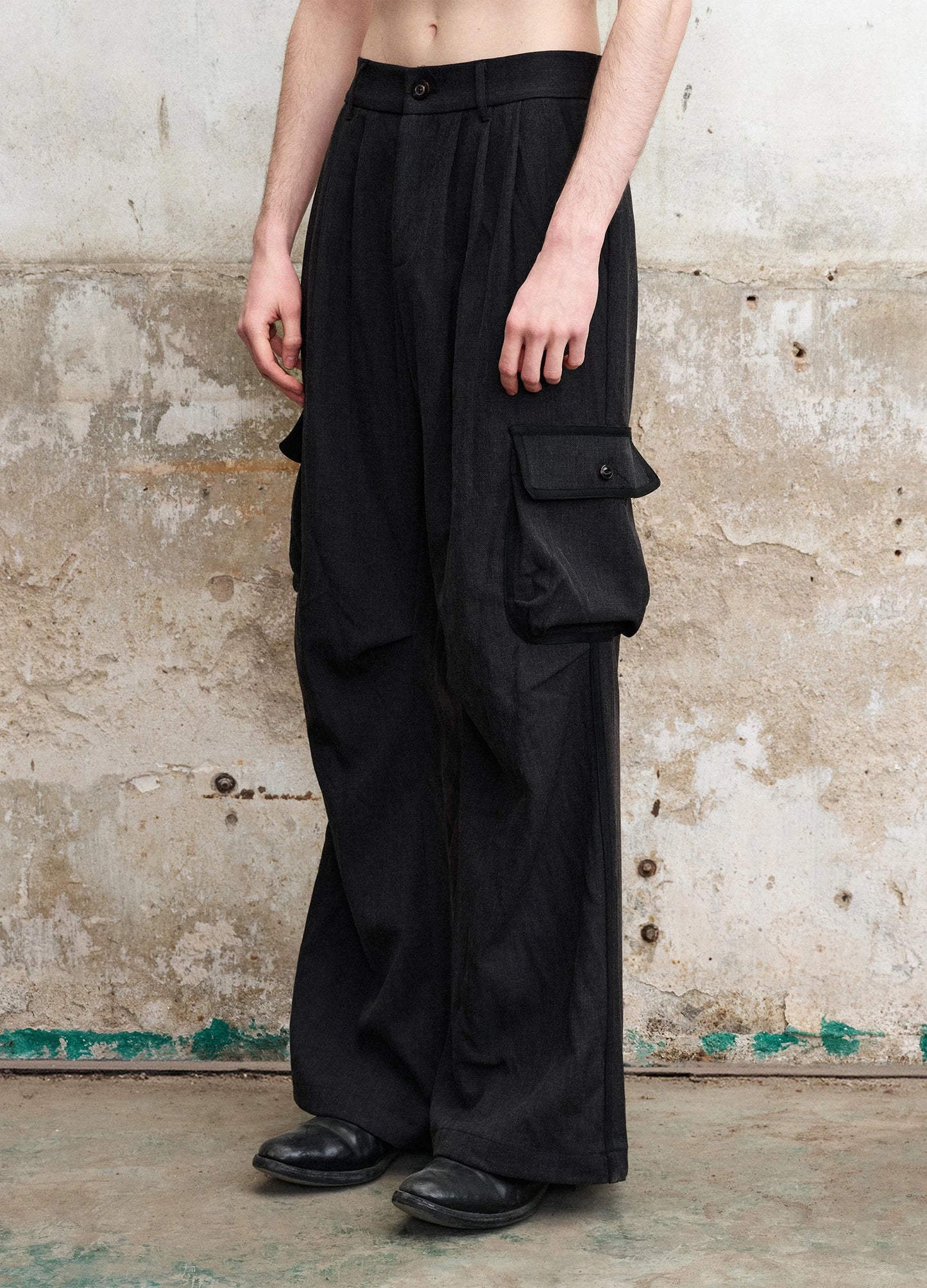 Pleated Tailored Trousers