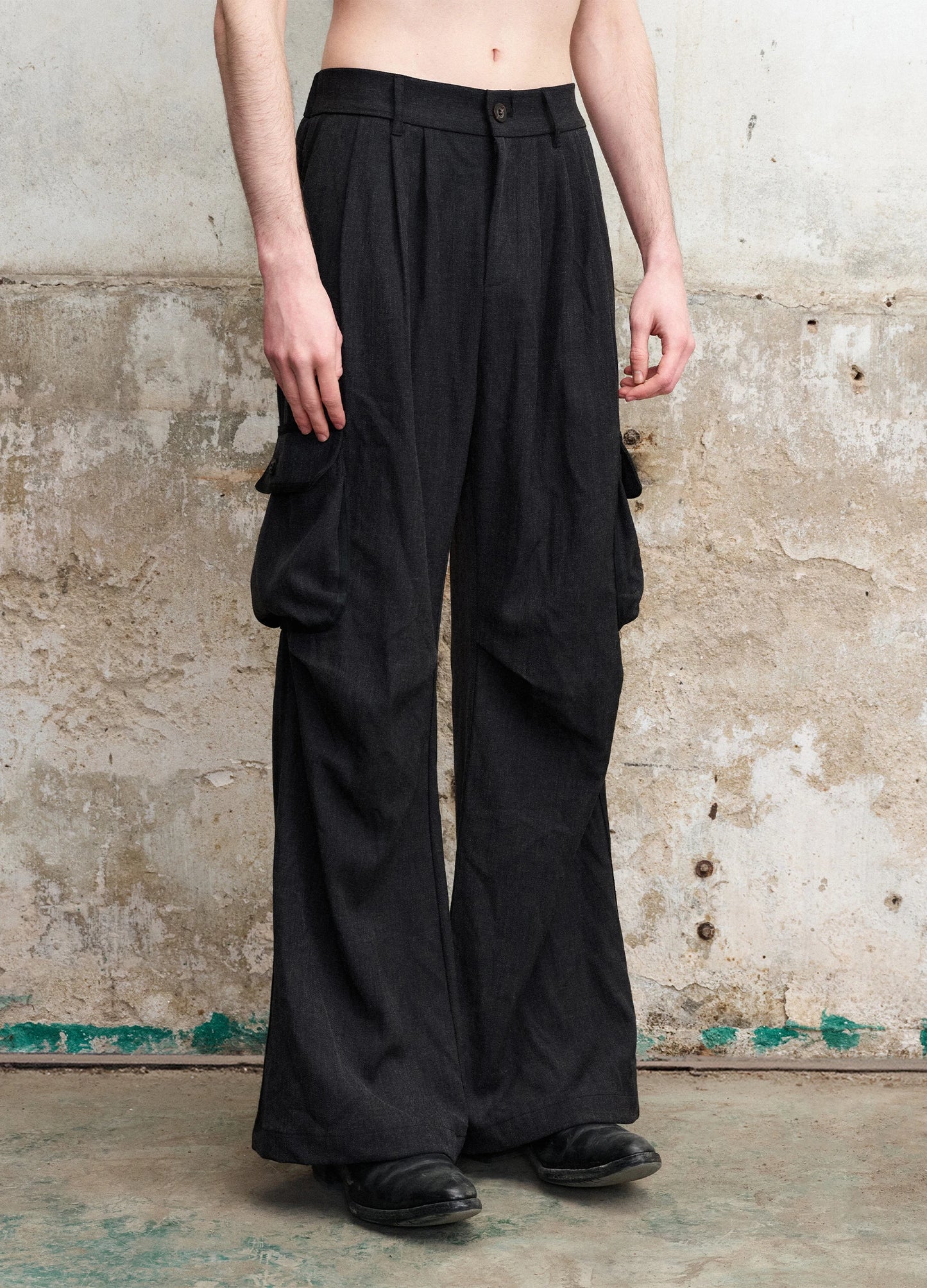 Pleated Tailored Trousers