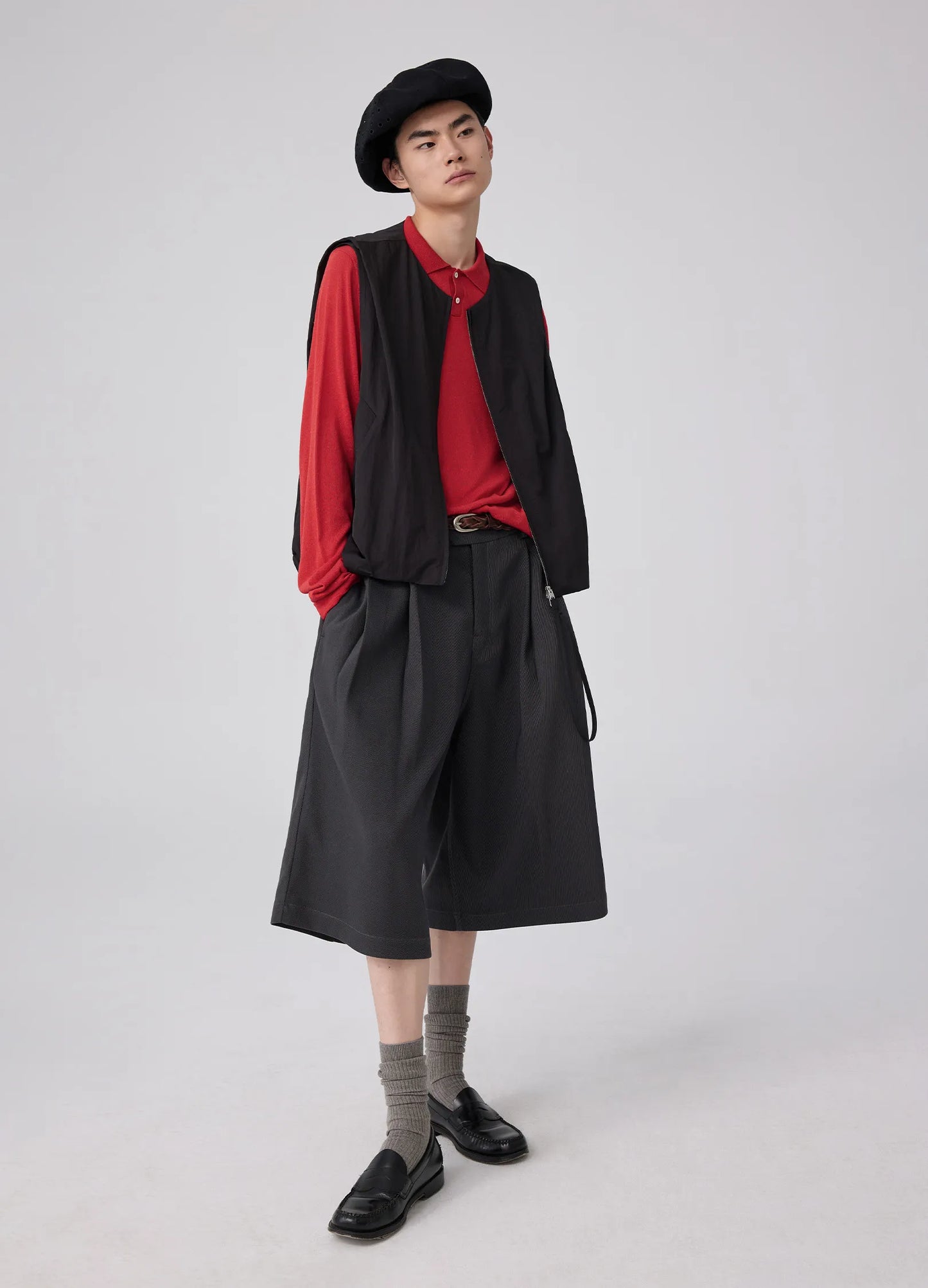 Pleated Vest