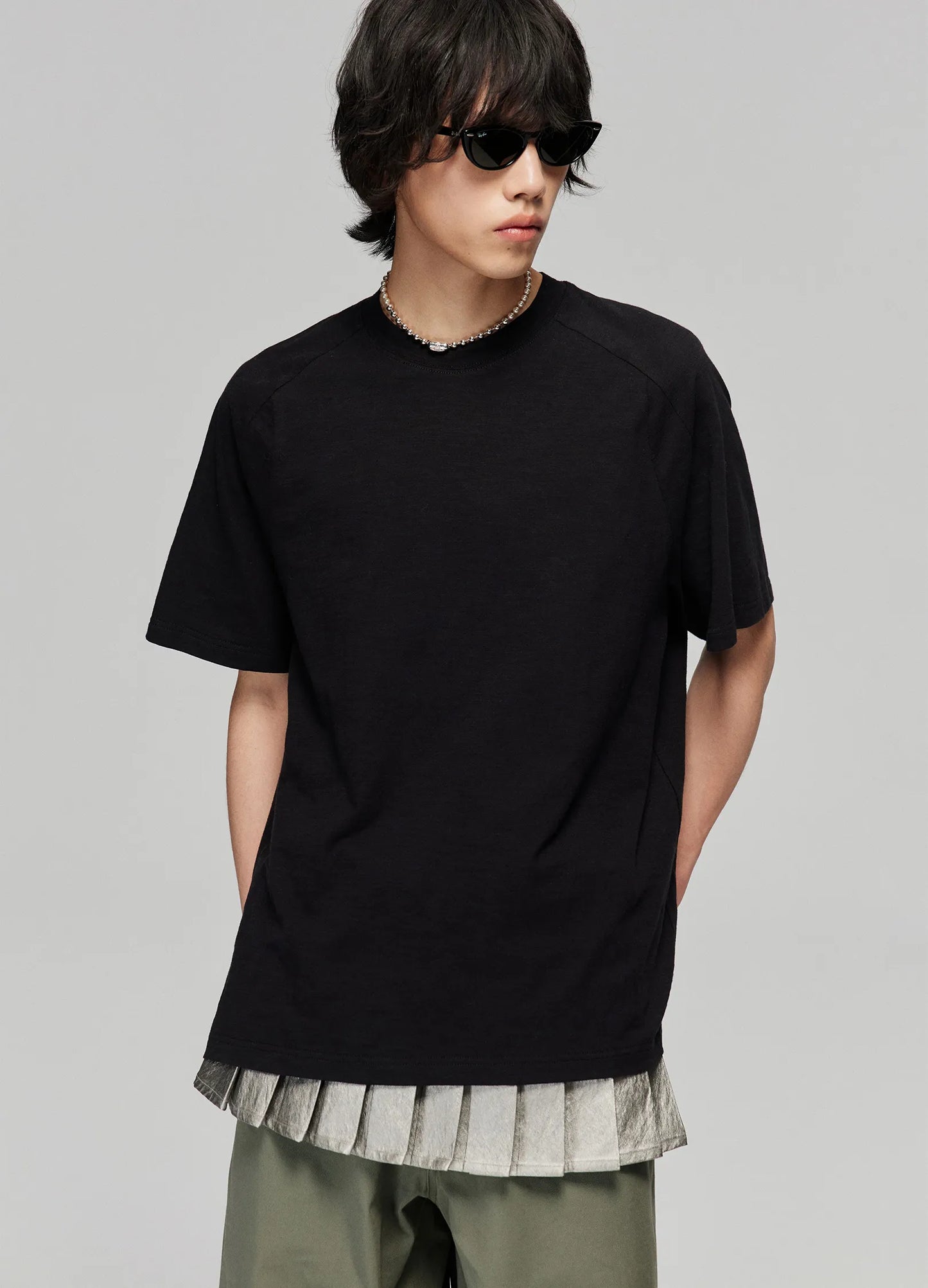Pleated Miniskirt