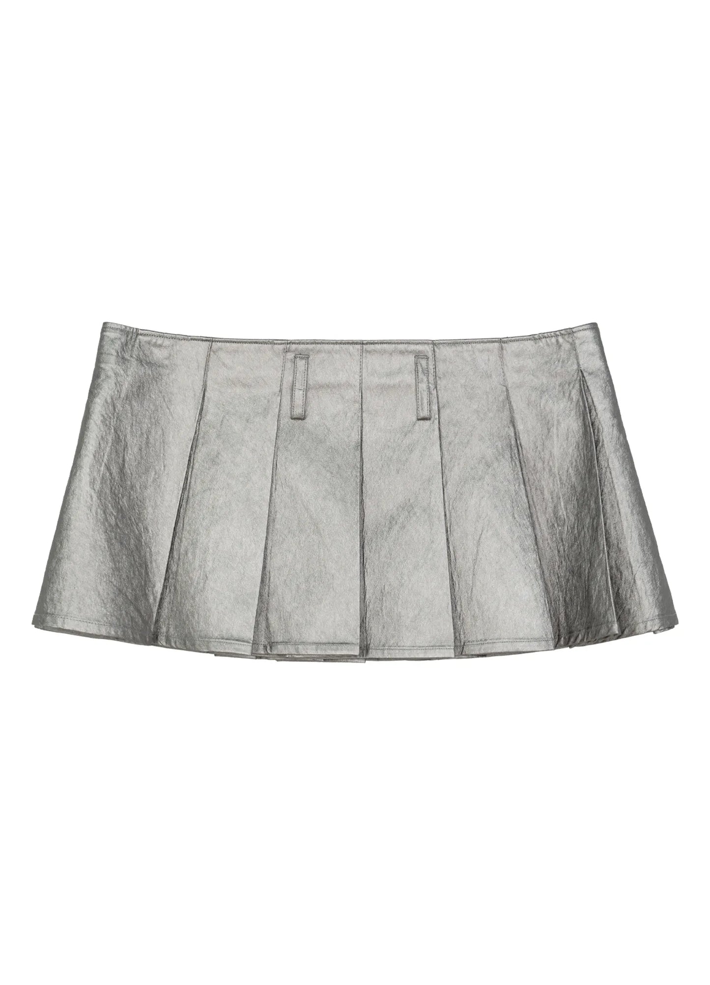 Pleated Miniskirt