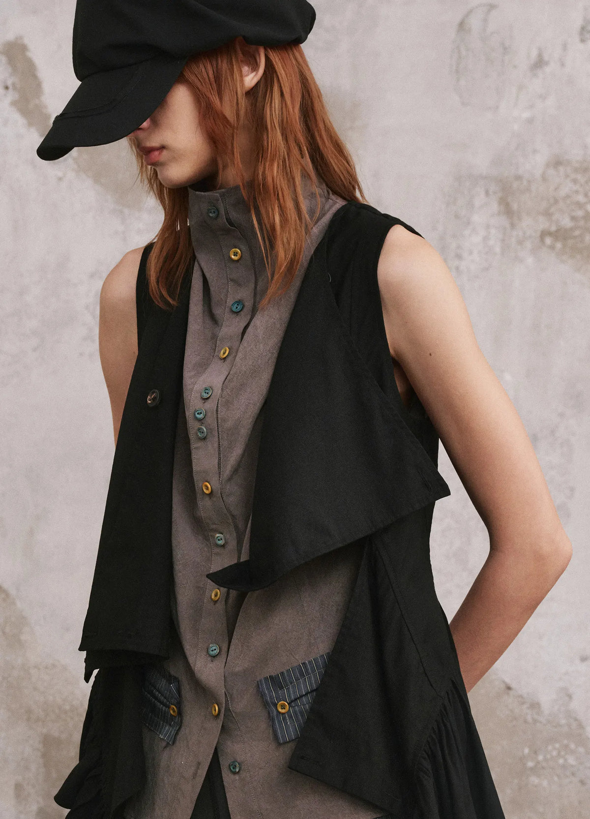 Pointed Open Robe