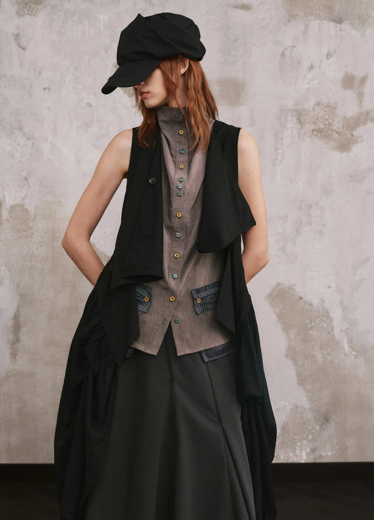 Pointed Open Robe