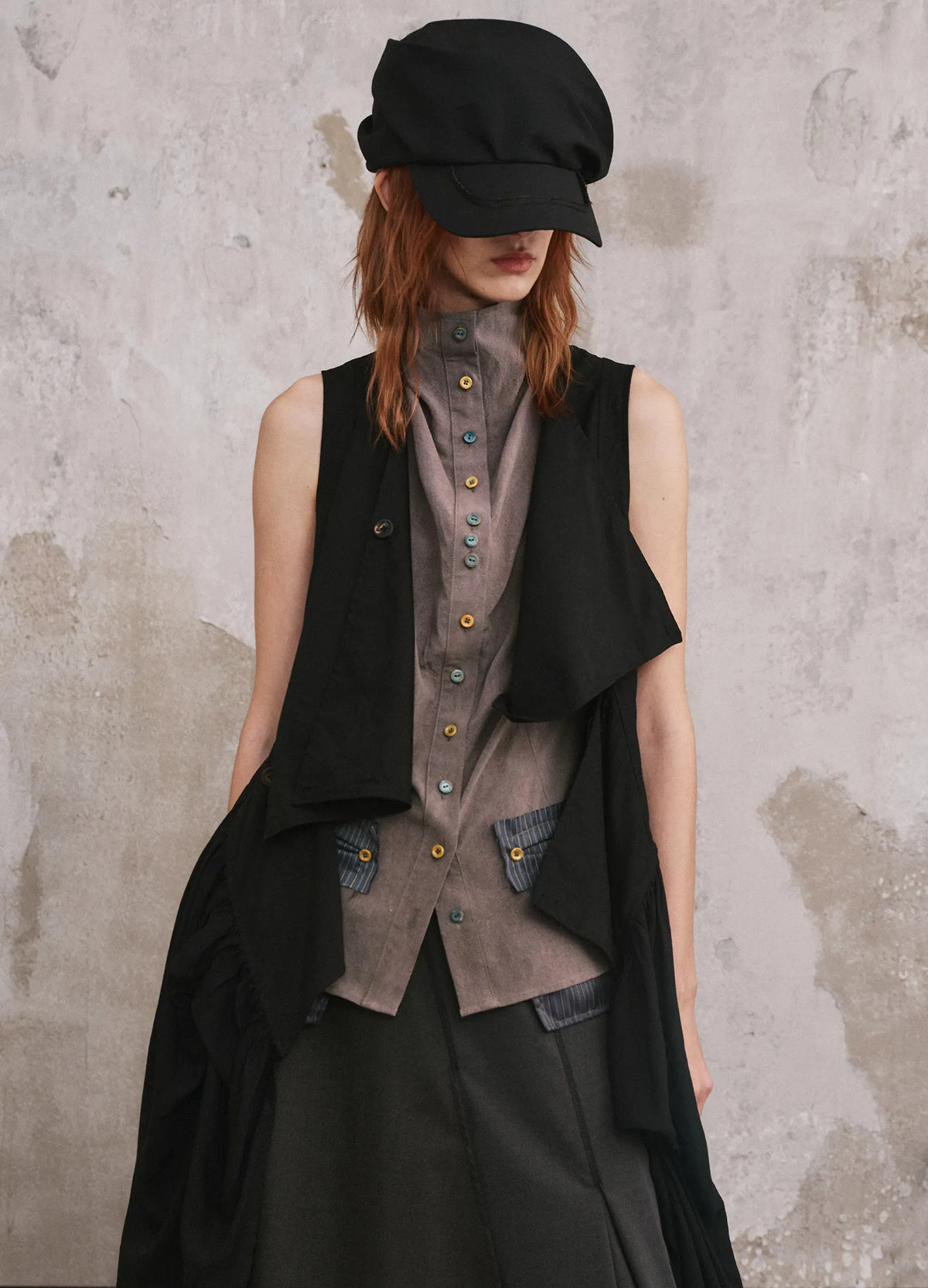 Pointed Open Robe