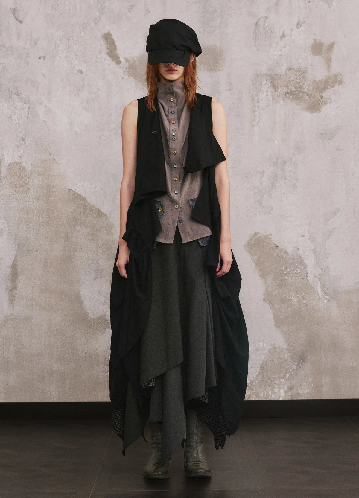 Pointed Open Robe