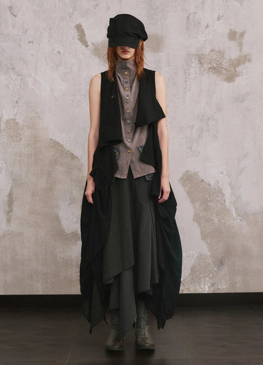 Pointed Open Robe